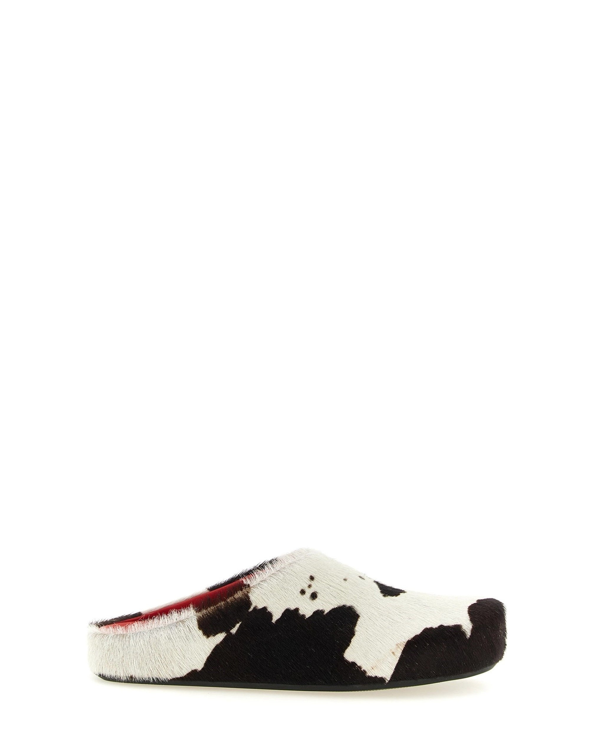Marni Fussbett sabot met dierenprint
