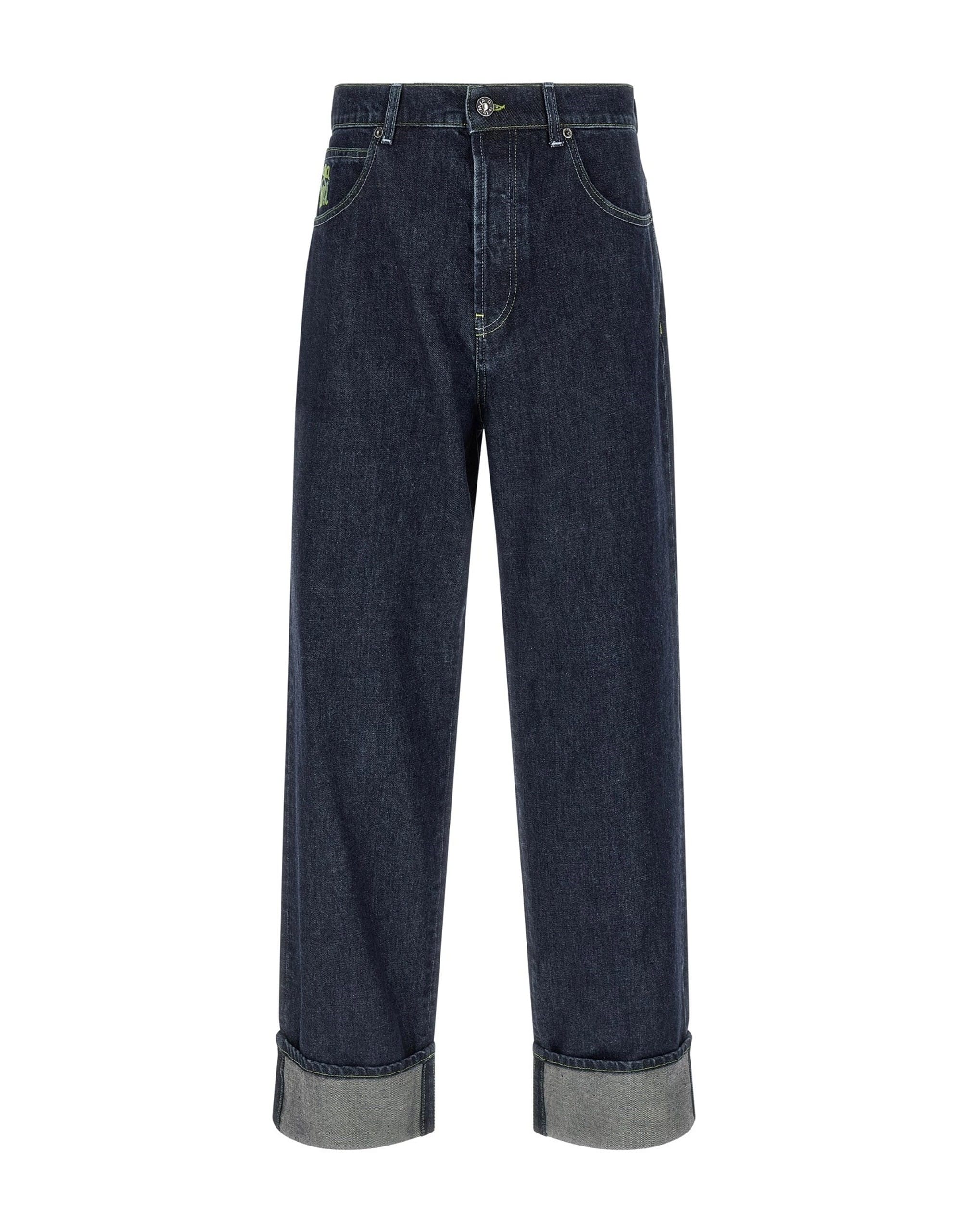 Marni Marni Logo Embroidery Jeans