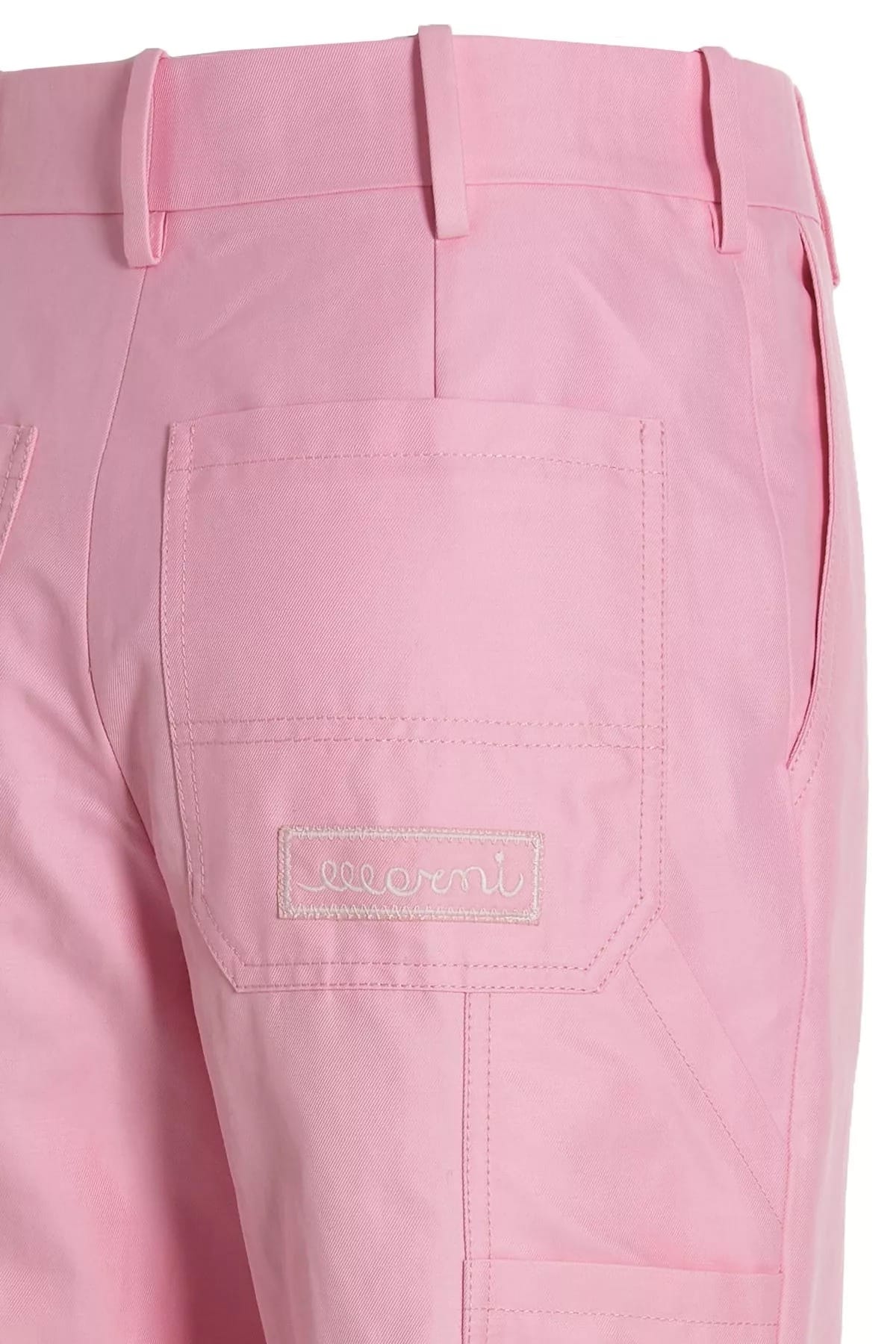 Marni Marni Logo Embroidery Pants