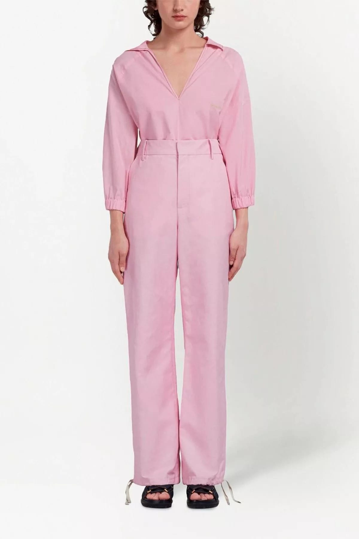 Marni Logo Embroidery Pants - alternate view
