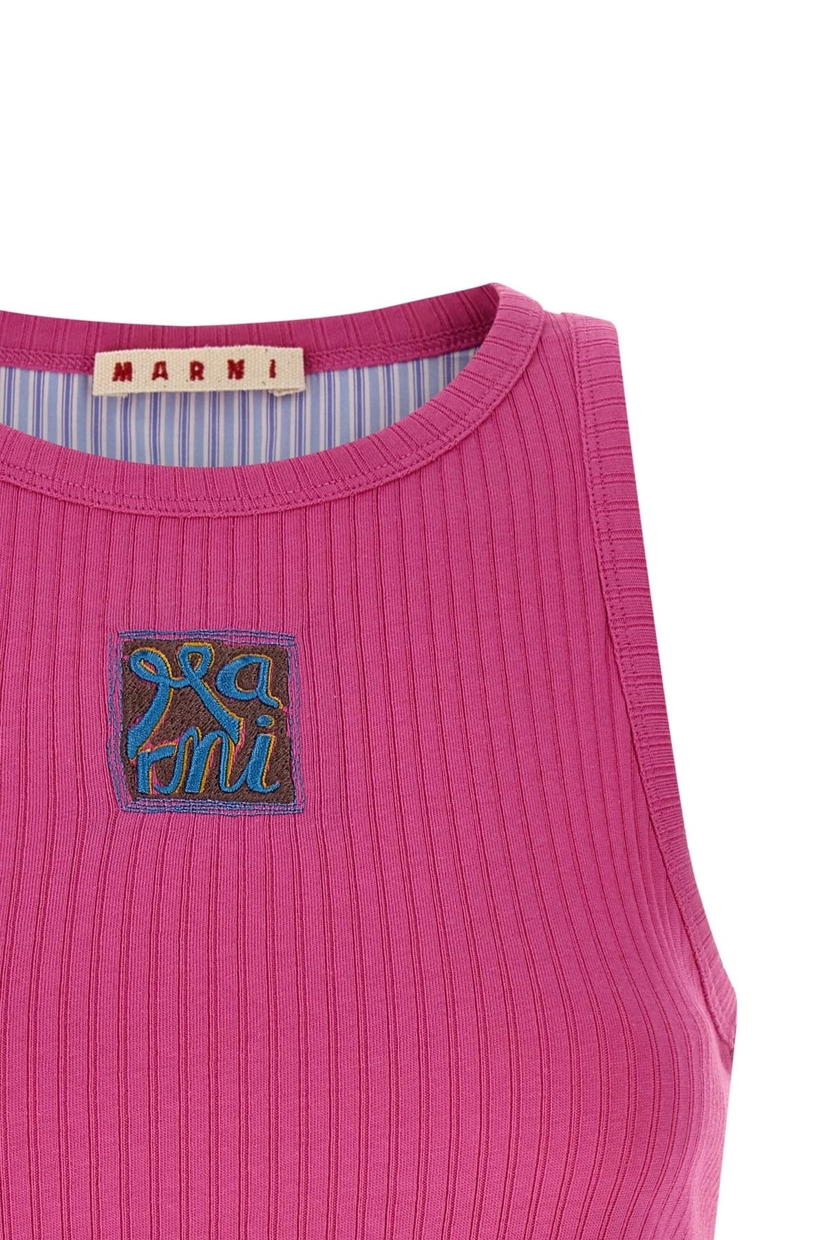 Marni Marni Logo Patch Tank Top