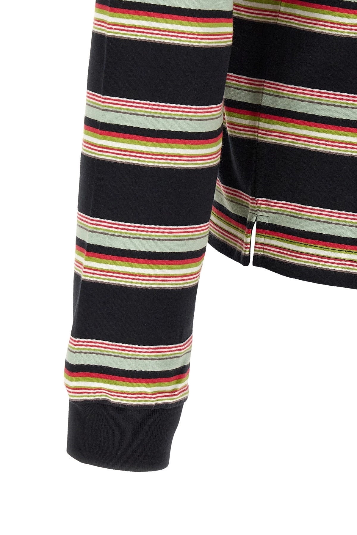 Marni Long-Sleeved Striped Polo Shirt