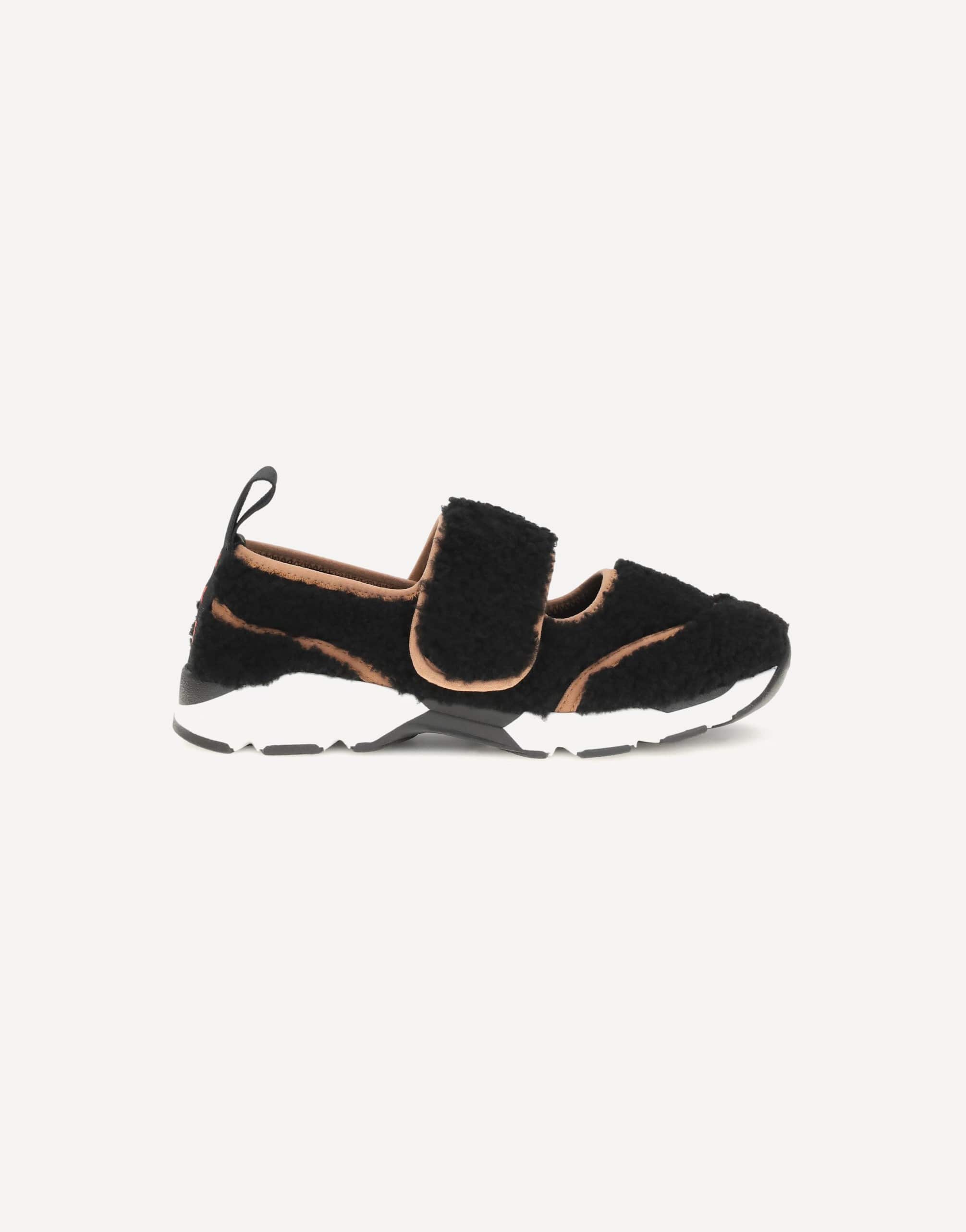 Marni Mary Jane Shearling Sneakers