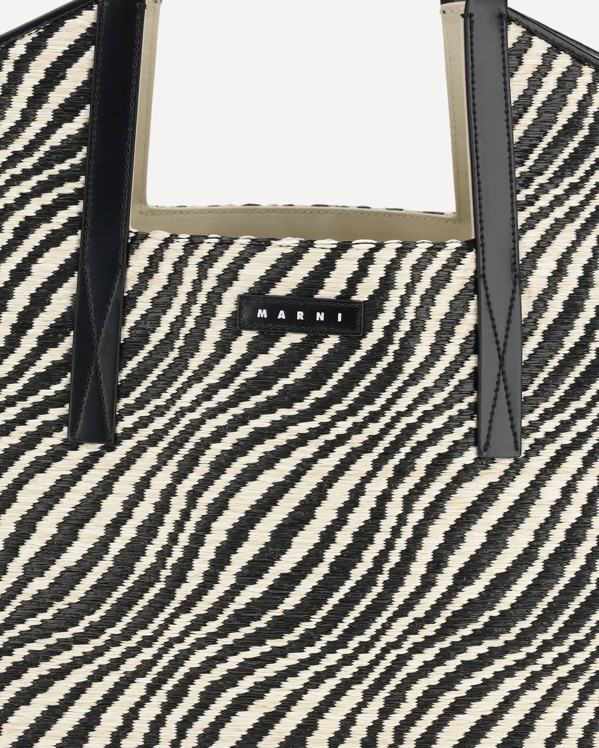 極美品　MARNI トートバッグ ラフィア風素材 ロープハンドル Marni ラフィア風ファブリックトートバッグ | Sendegaro JP