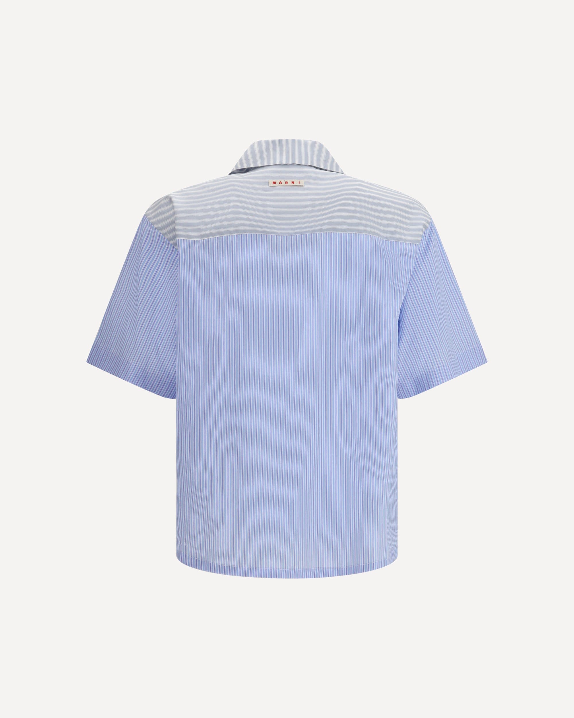Marni Striped-Pattern Shirt With Short Sleeves - alternate view