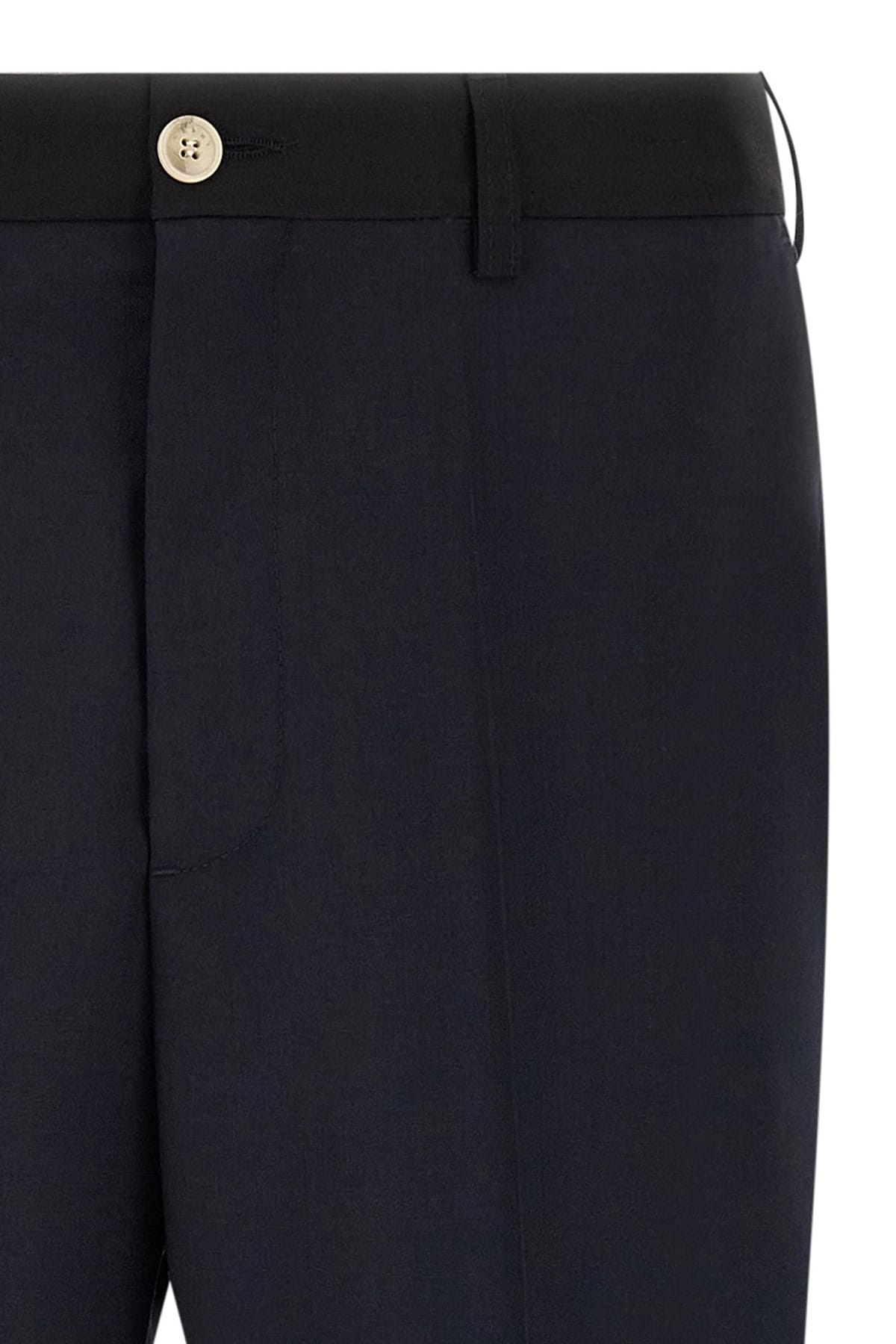 Marni Marni Tropical Two-Tone Wool Pants