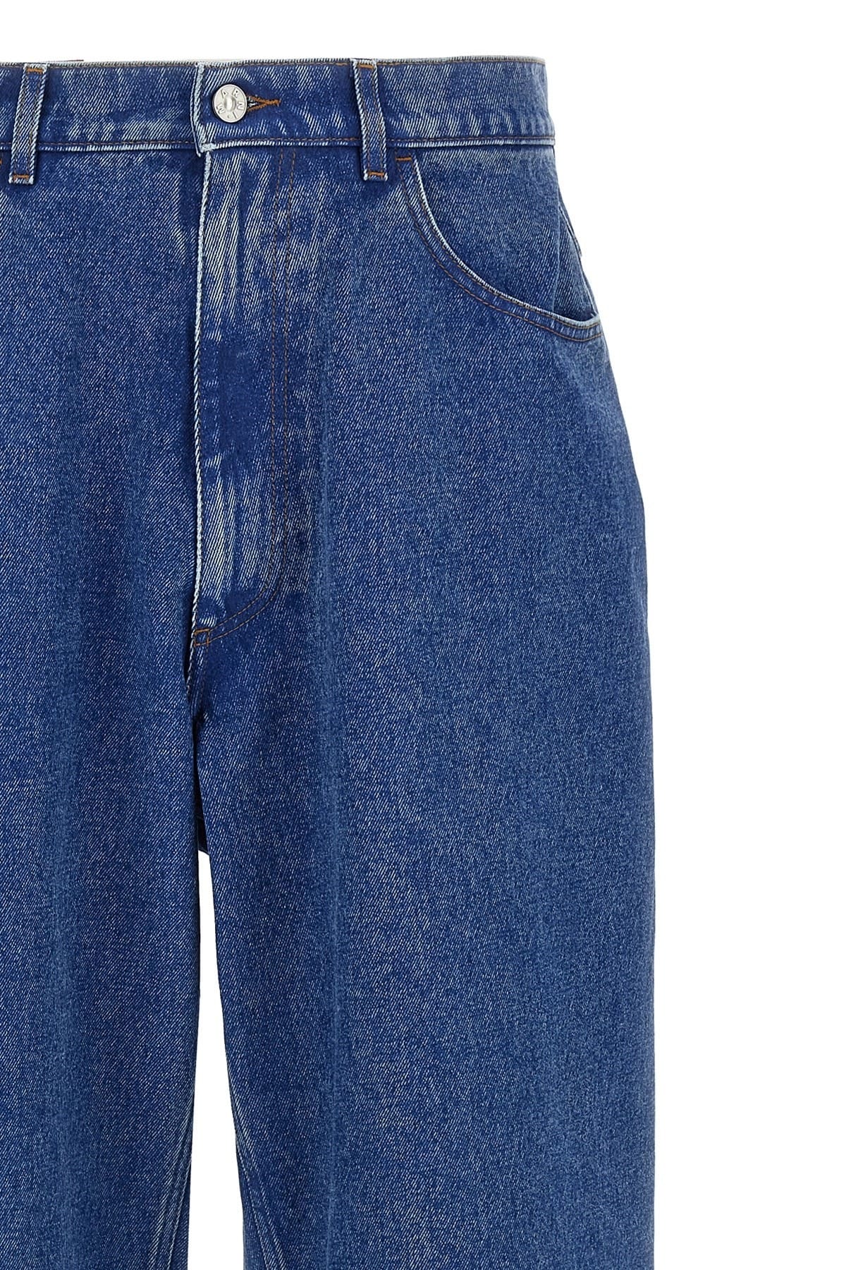 Marni Marni Wide Leg Patch Jeans