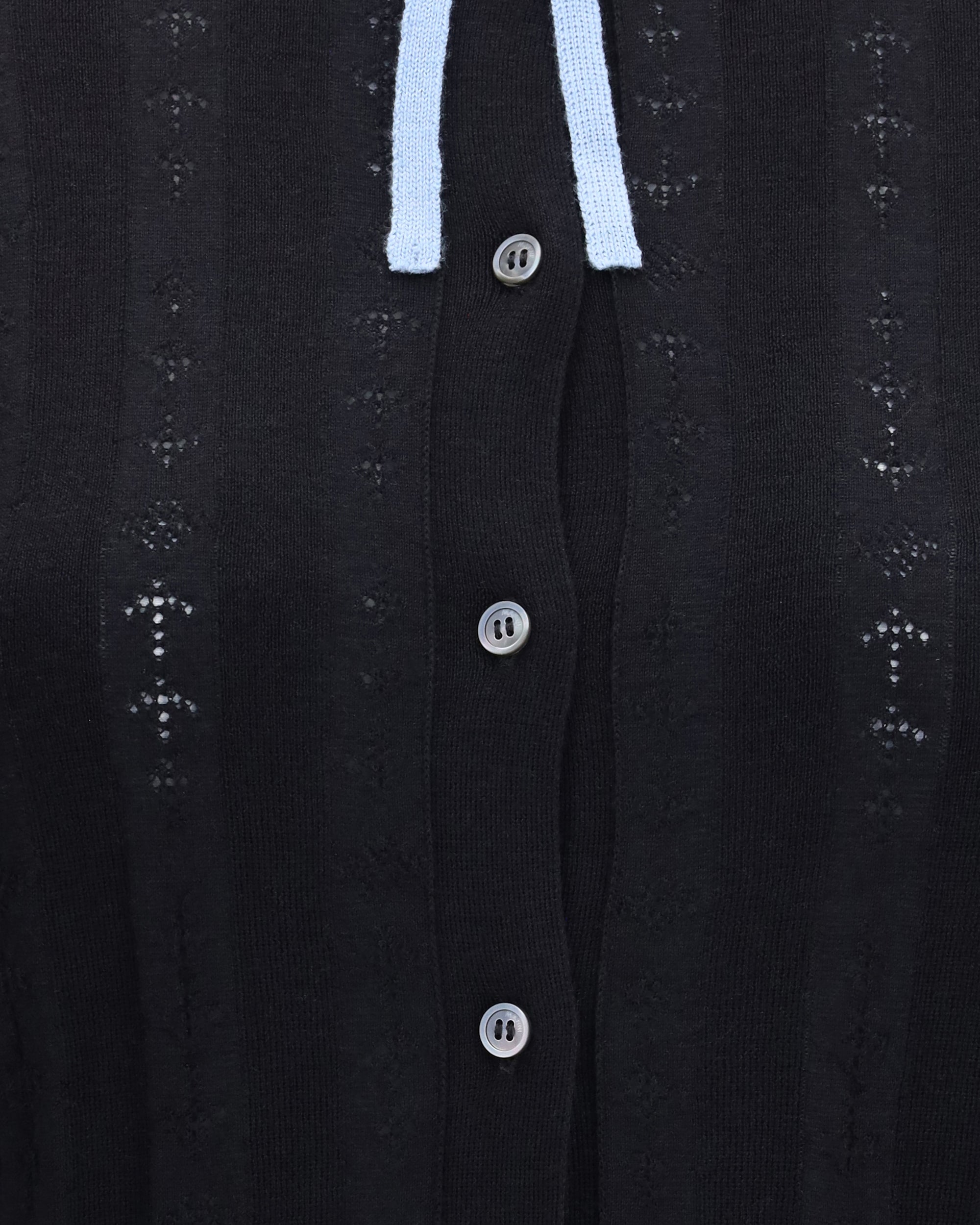Marni Woll-Seiden-Cardigan mit Schleife