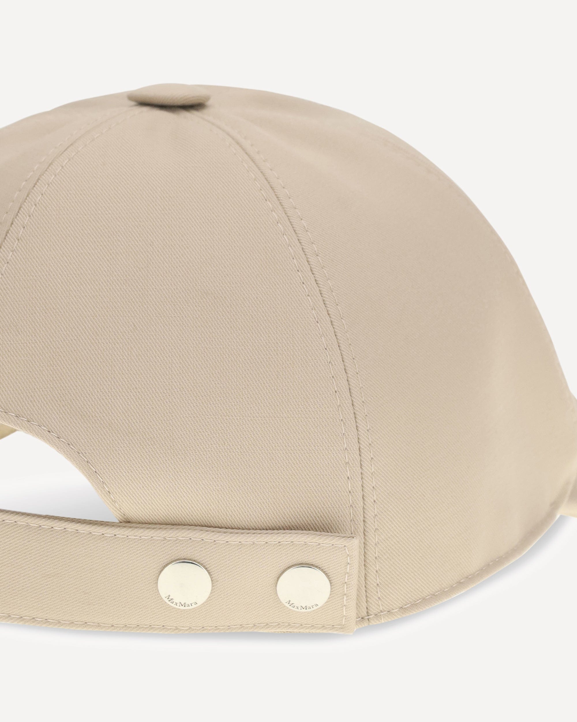 Max Mara ベースボールキャップ ベージュ ロゴ マックスマーラ ベースボール キャップ Mロゴ 帽子 ロゴ ベージュ Max