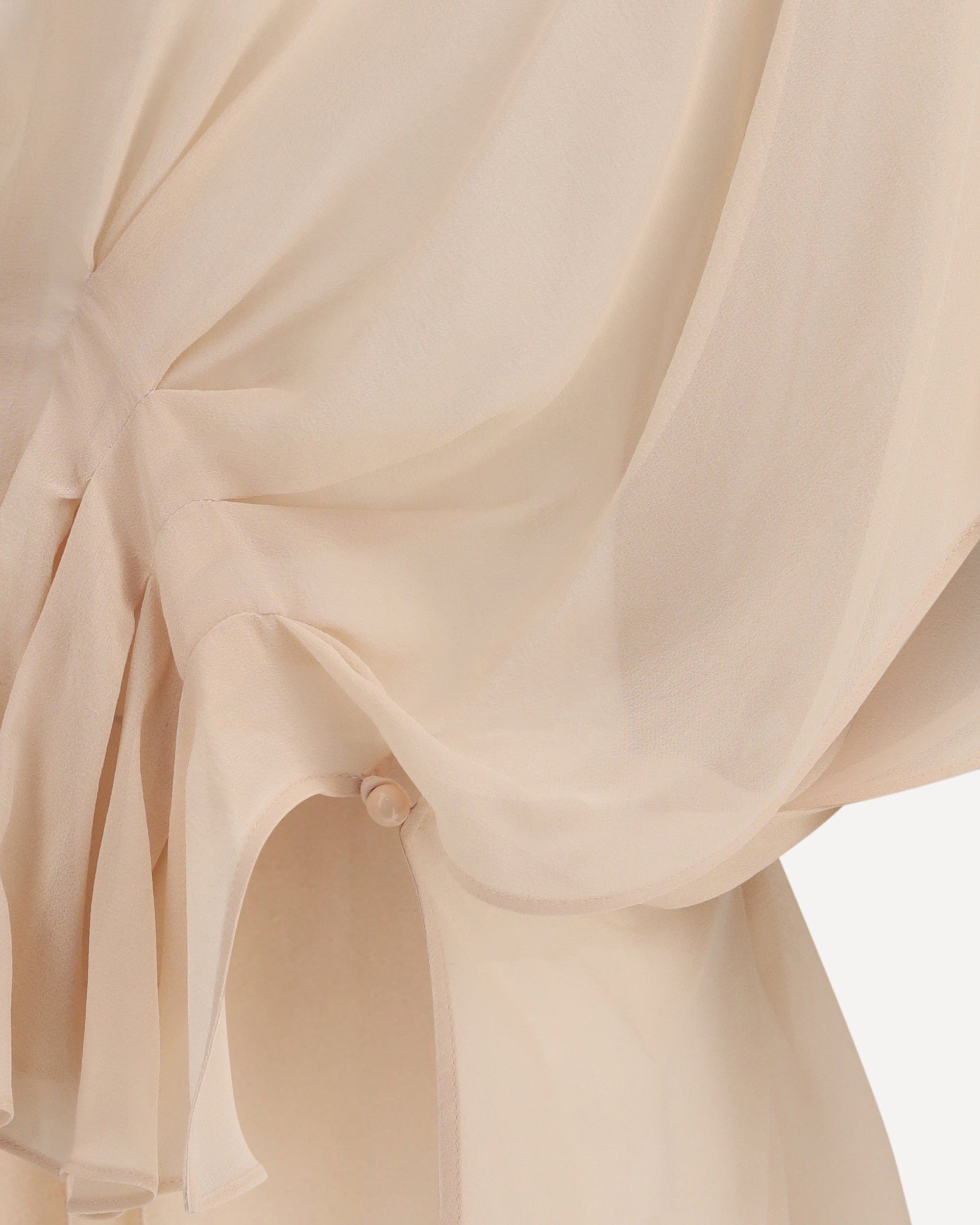 Max Mara Cape-Style Silk Shirt
