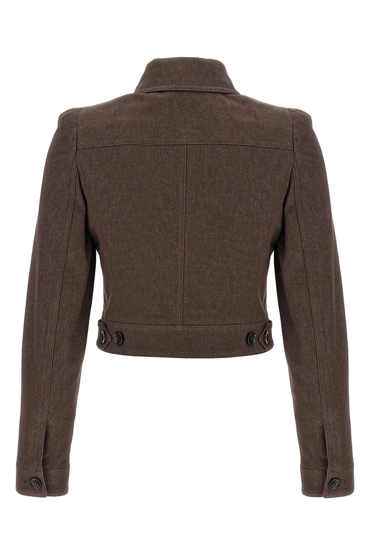 Max Mara Max Mara Carpa Crop Denim-Effect Blazer