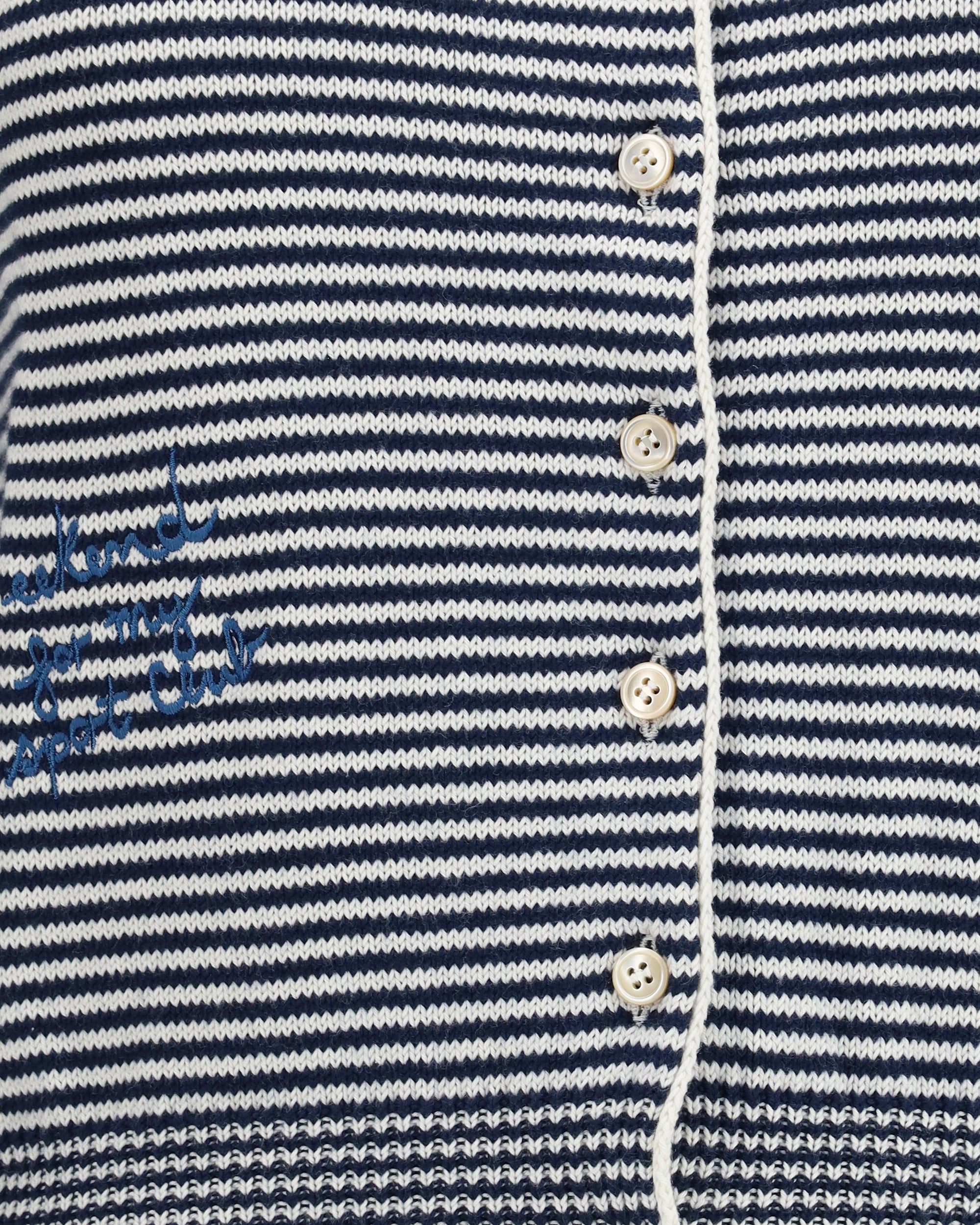 Max Mara Cotton Knit Cardigan With Intarsia