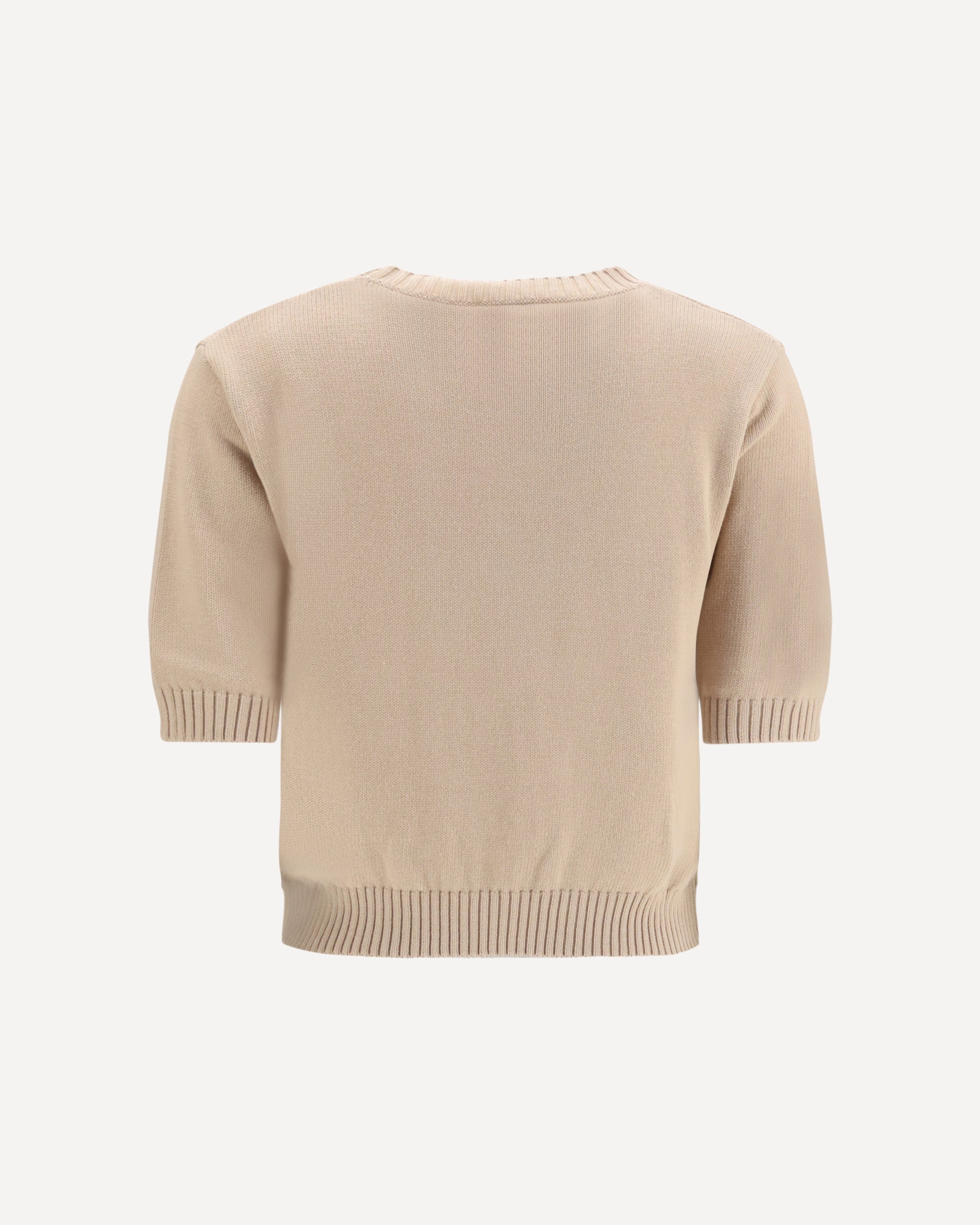Max Mara Cotton Knit Sweater With Embroidery - alternate view
