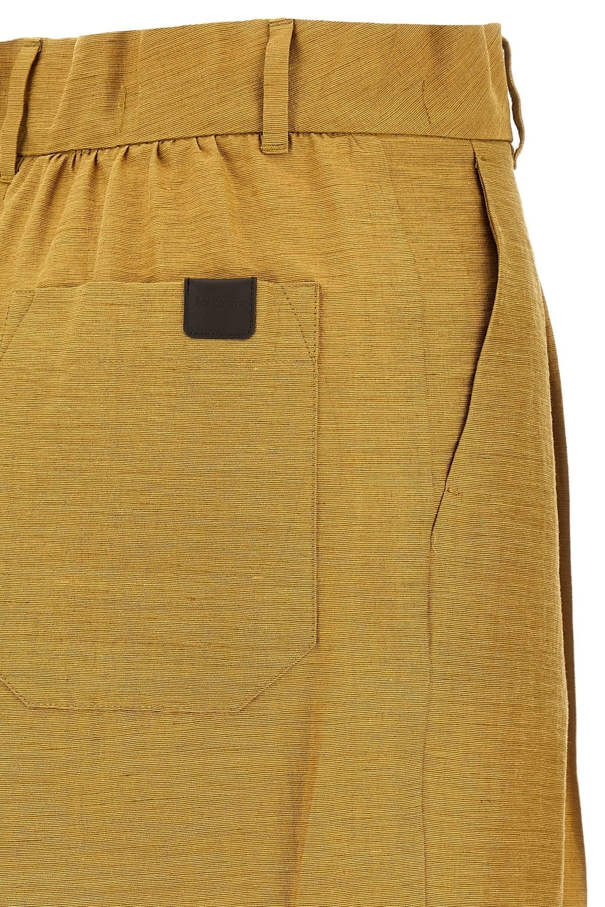 Max Mara Max Mara Efedra Gold Pants
