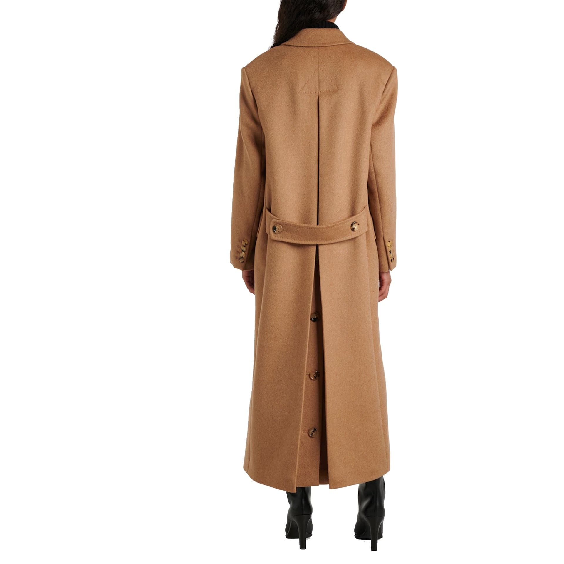 Max Mara Fungo Wool Coat In Cammello