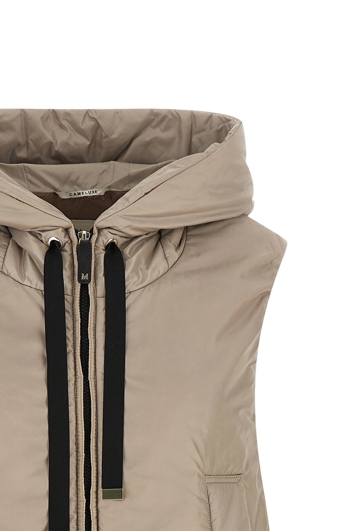 Max Mara Greengo gilet con cappuccio