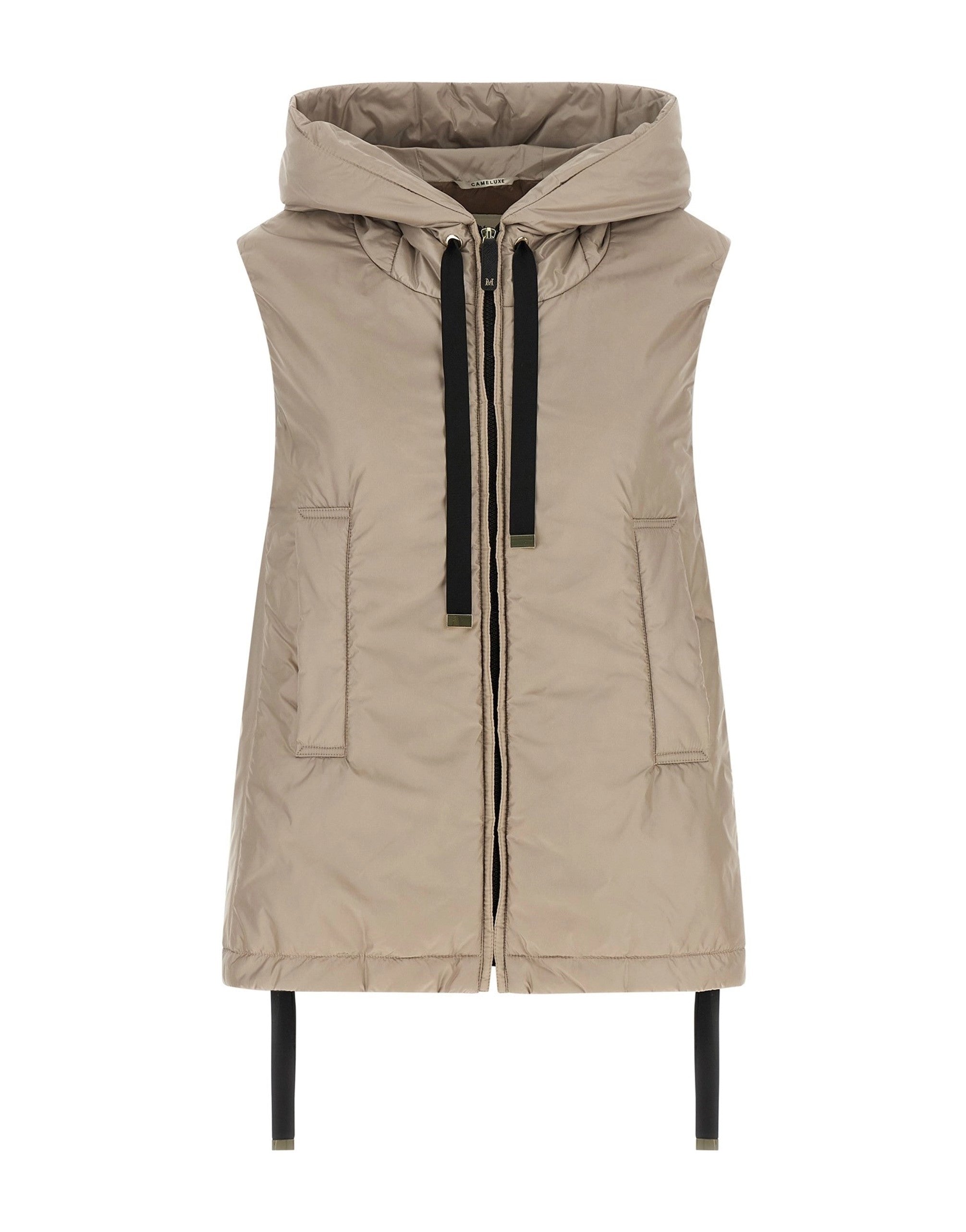 Max Mara Greengo gilet con cappuccio