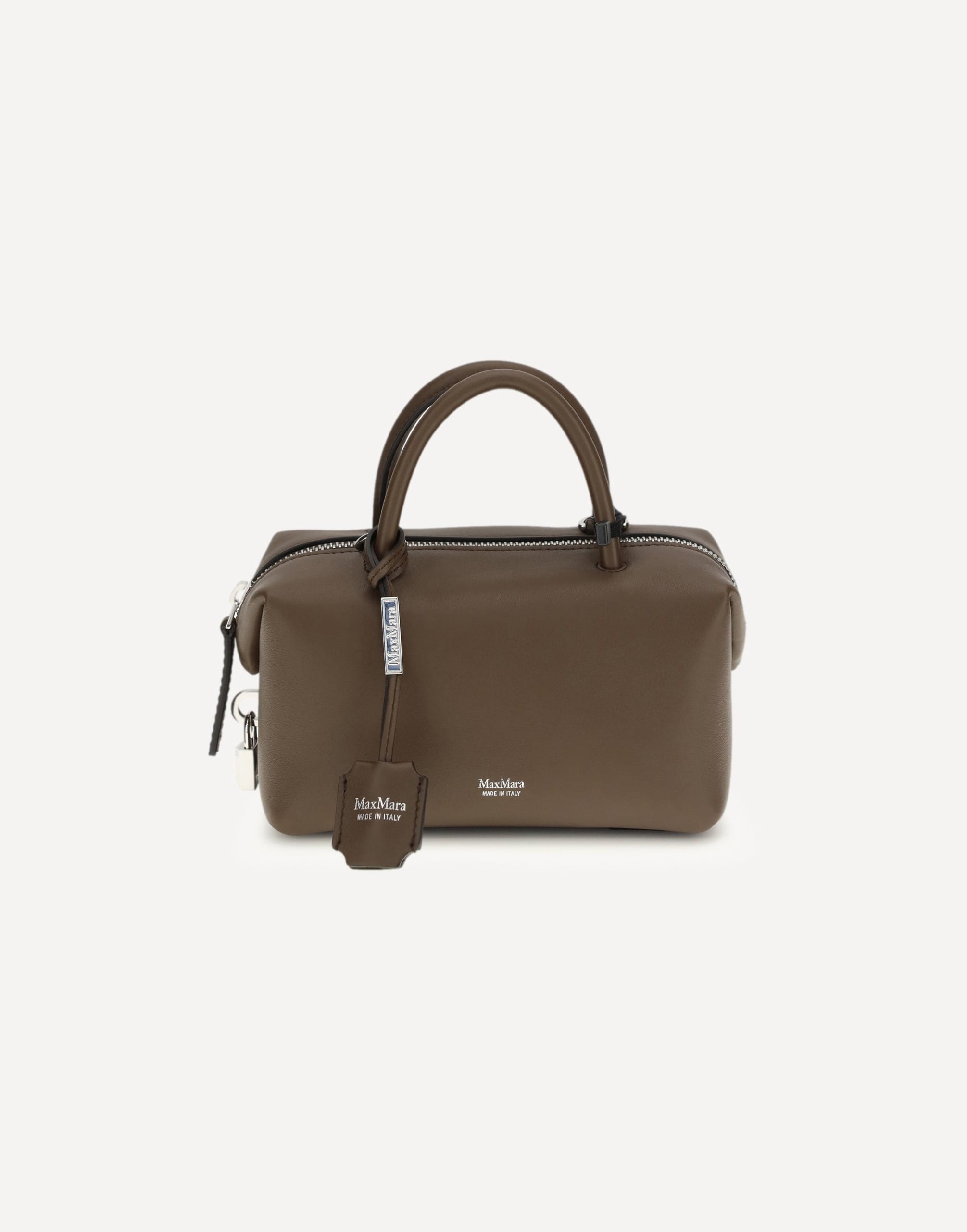 Max Mara Holdalls Leather Handbag Shoulder Bag