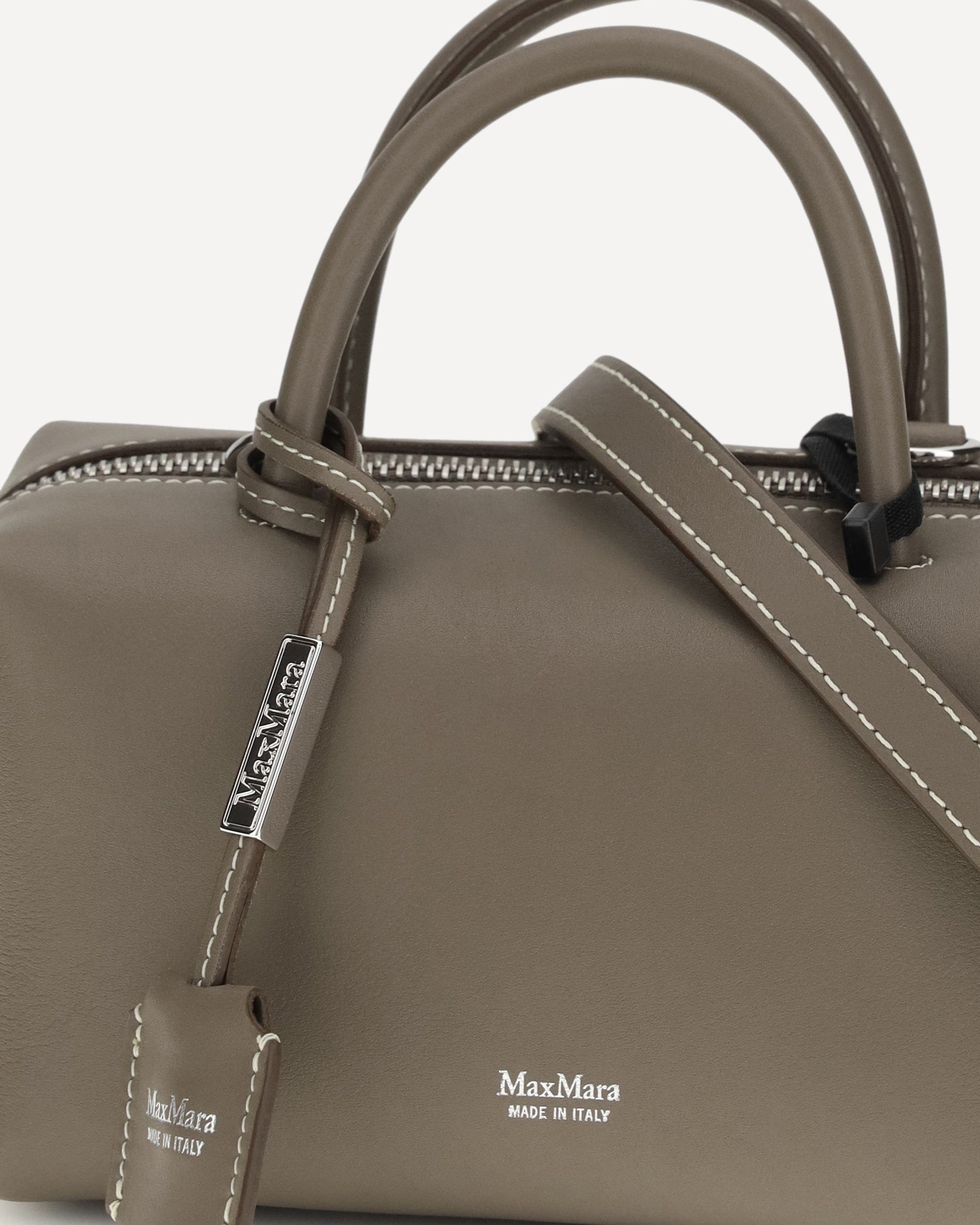 Max Mara Holdalls Leather Shoulder Bag