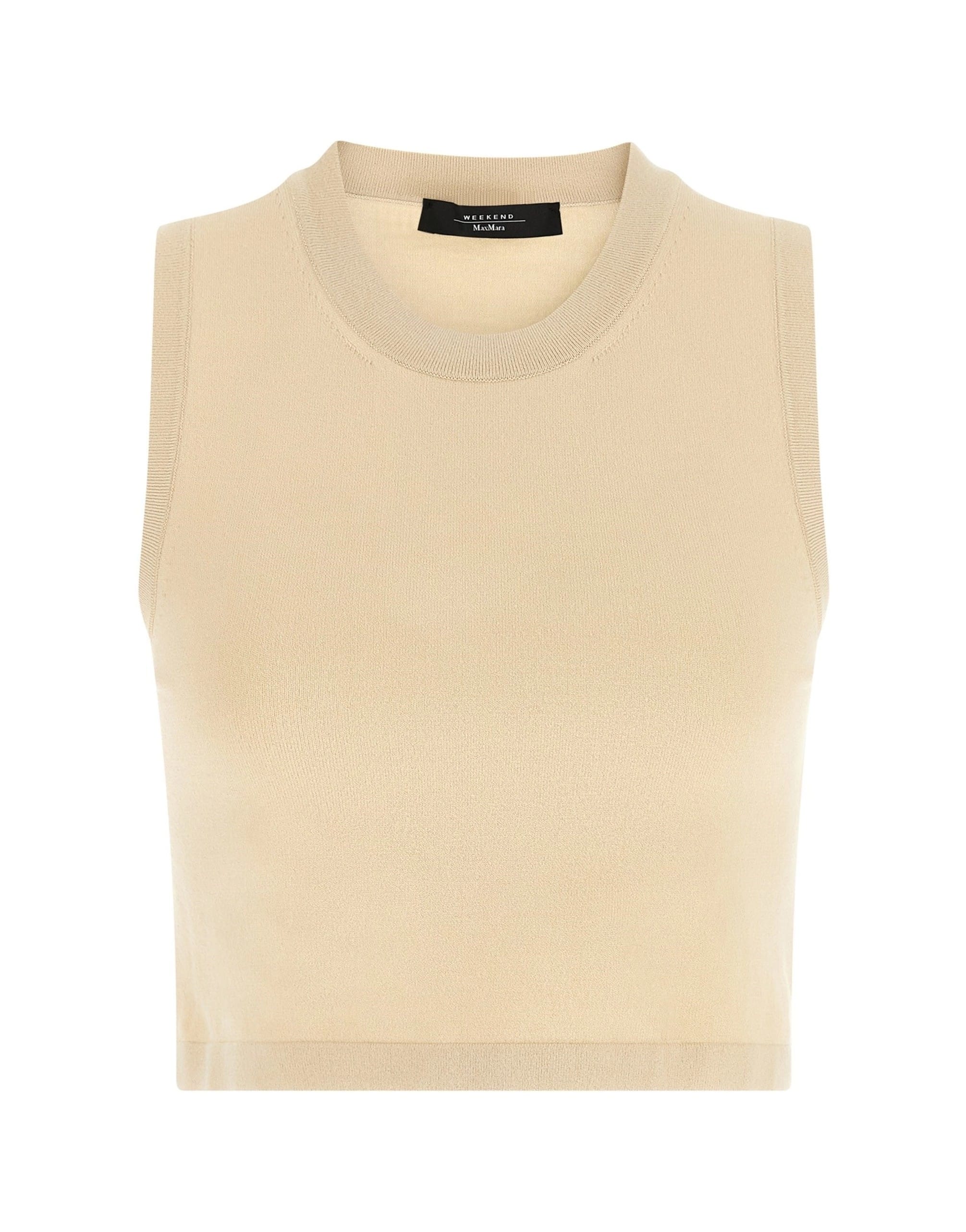 Max Mara Mediterranean Ease Crop Top Tank