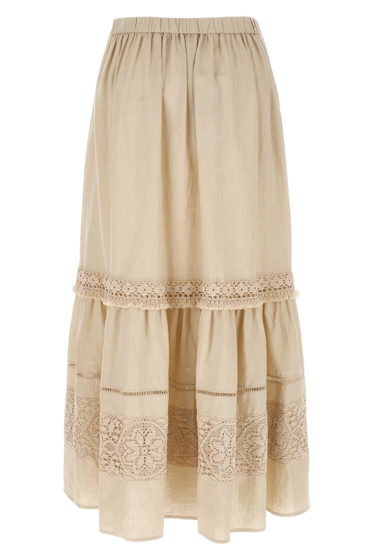 Gonna lunga in lino Max Mara Mediterranean Ease
