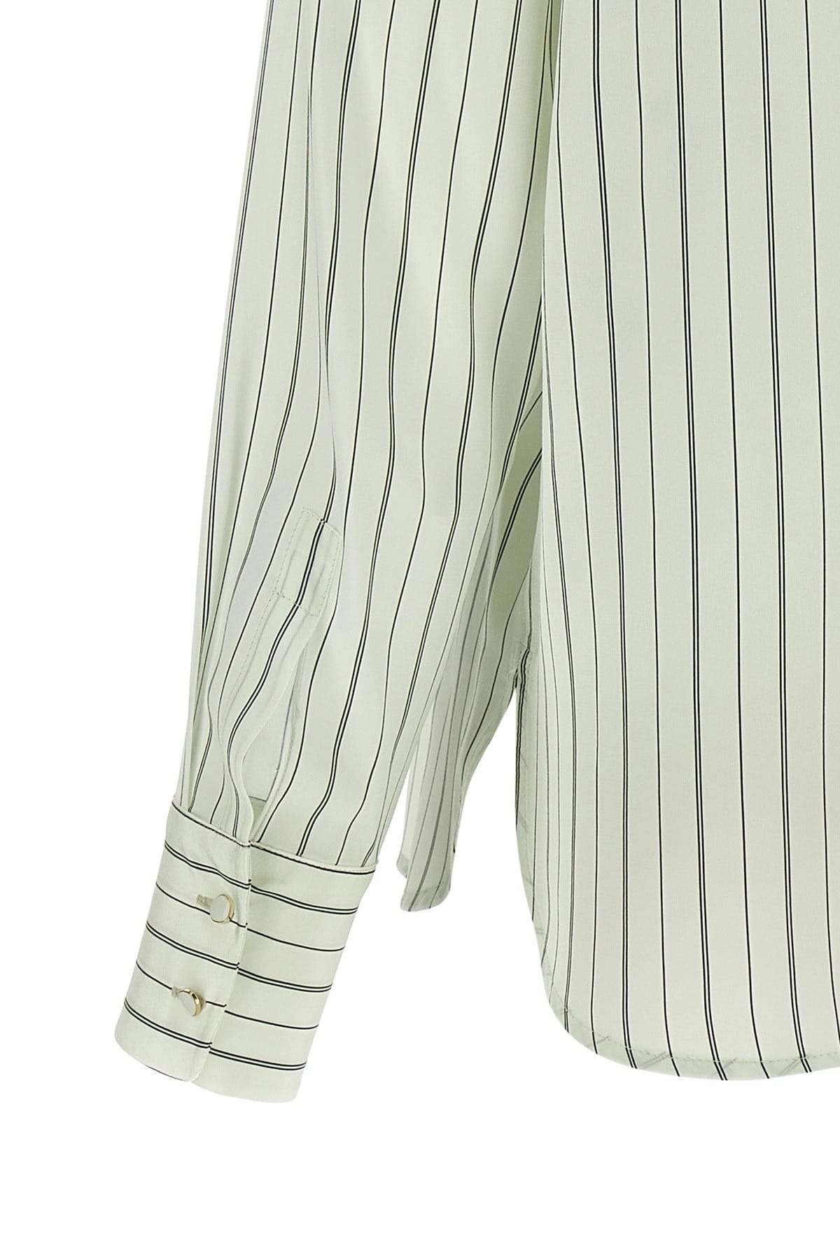 Max Mara Max Mara Mstflirt Striped Silk Shirt