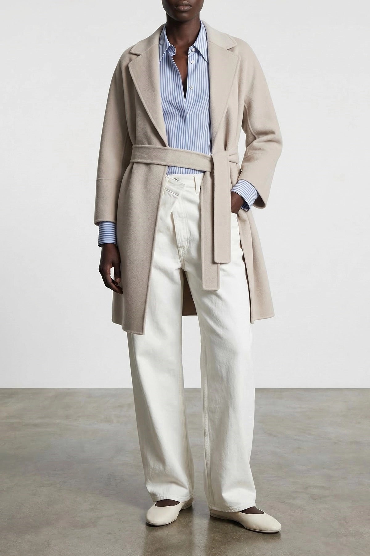 Max Mara Mstflirt Striped Silk Shirt