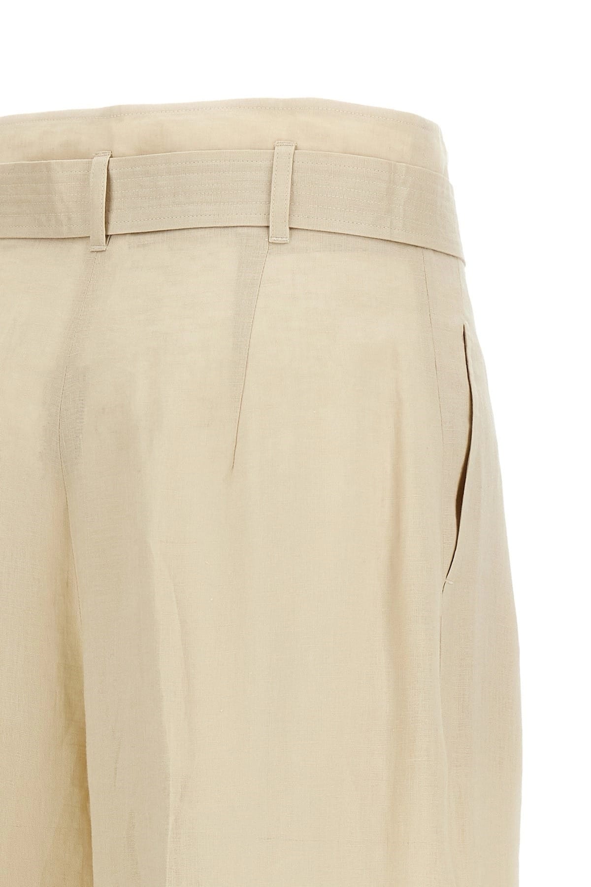 Max Mara Max Mara Mstmateria Wide-Leg Linen Pants