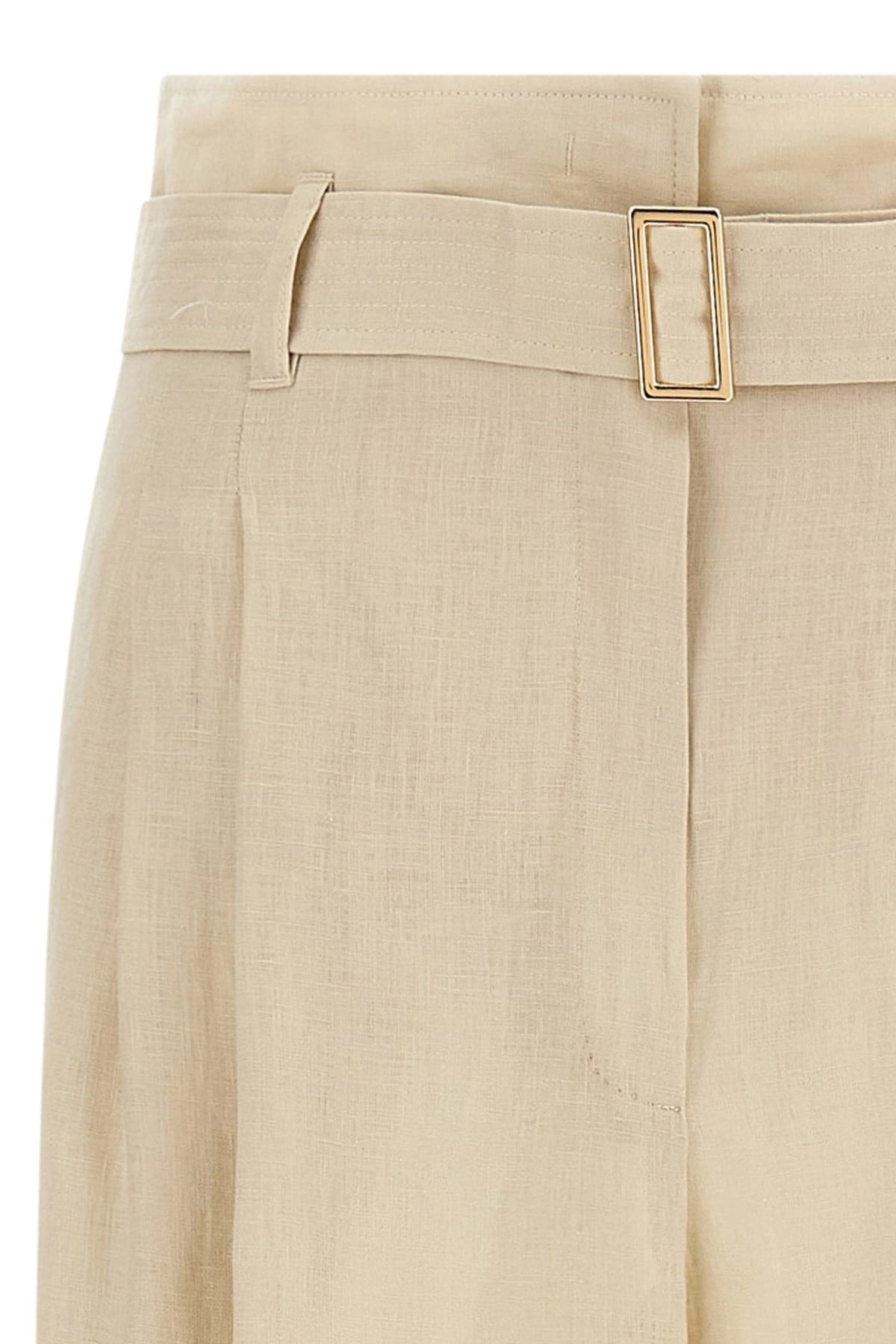 Max Mara Mstmateria weite Leinenhose