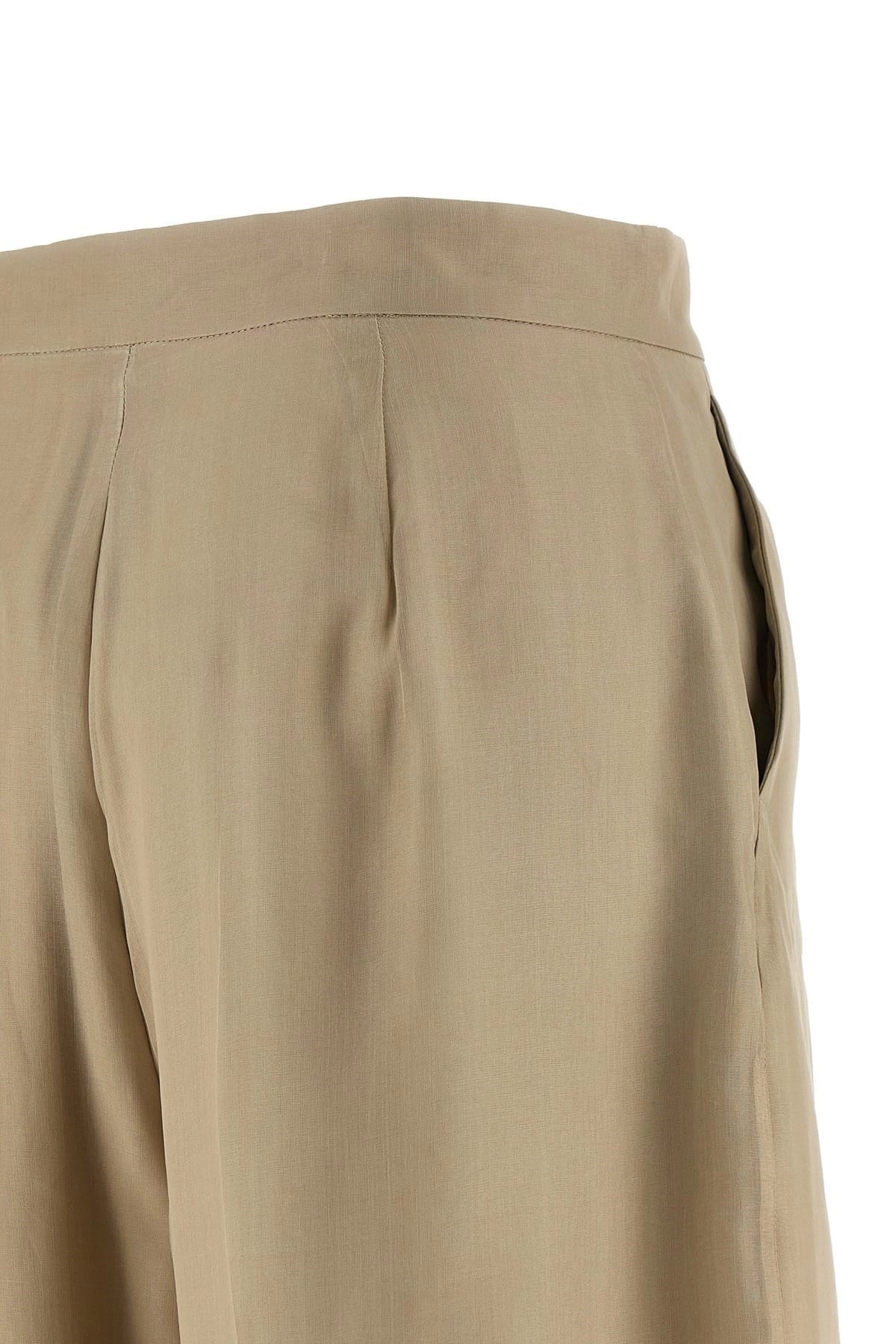 Max Mara Max Mara Mxeolivi Silk Organza Pants