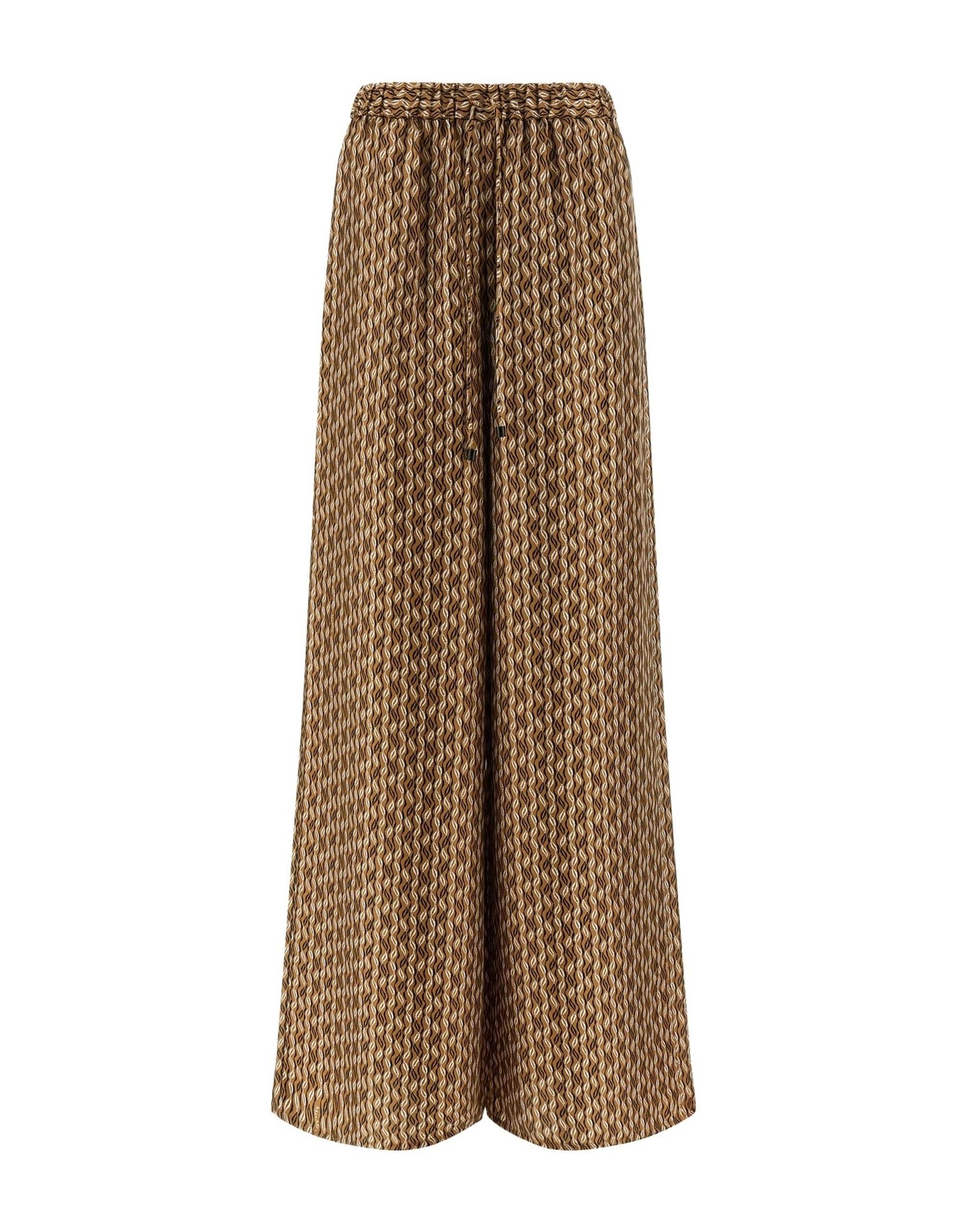 Max Mara Max Mara Mxmclarino Printed Silk Pants