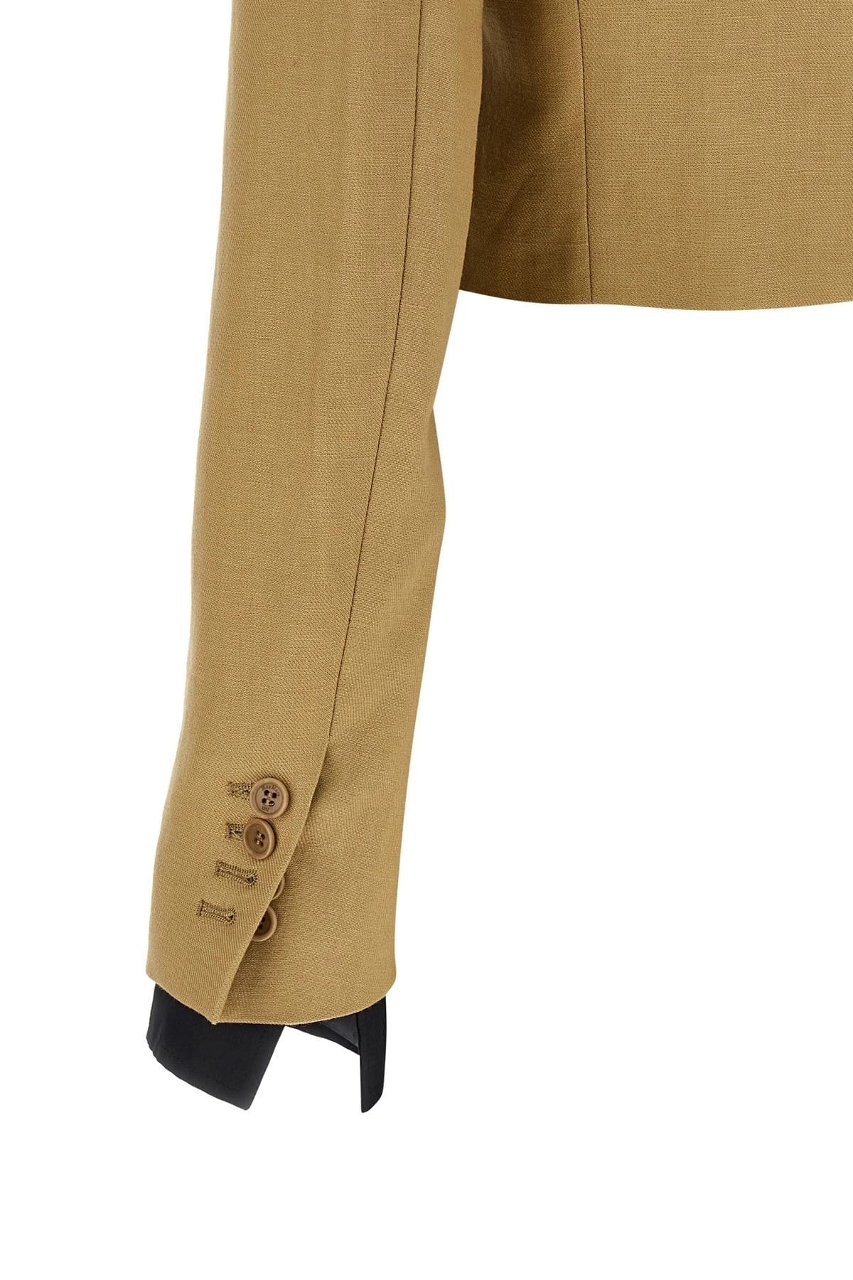 Max Mara Max Mara Mxsbuono Diagonal Linen Blazer