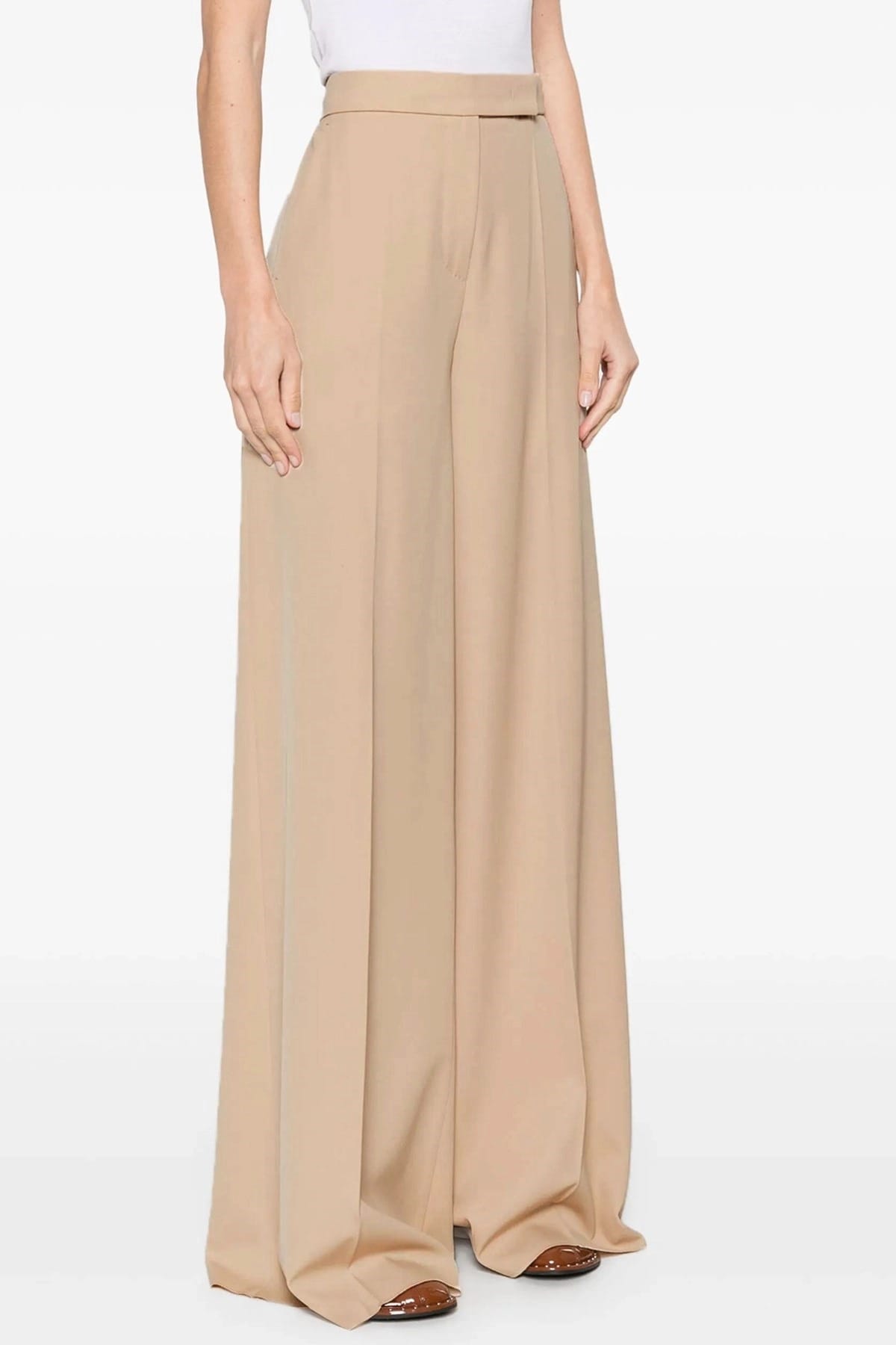 Max Mara Ninfa broek met wijde pijpen - alternate view