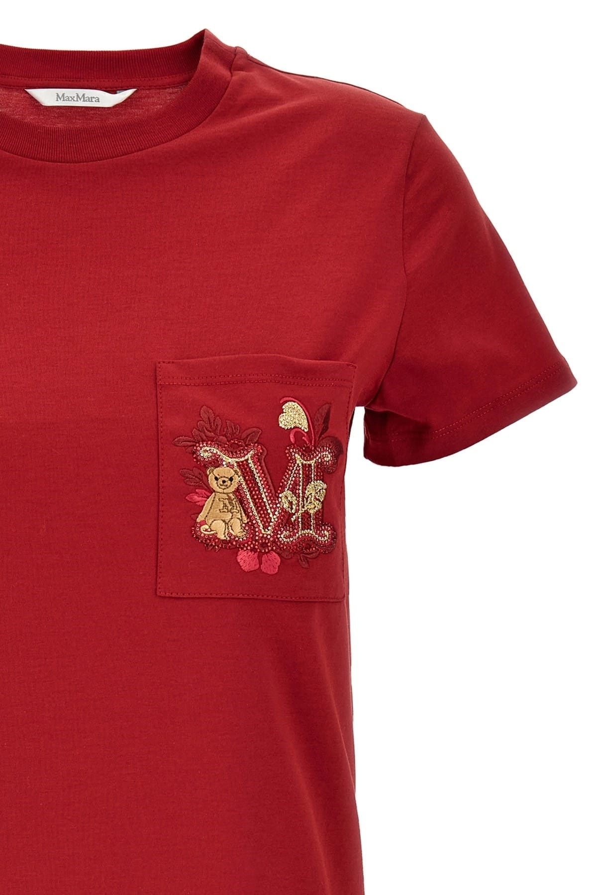 Max Mara Max Mara Nunzio Shaved Cotton Jersey T-Shirt