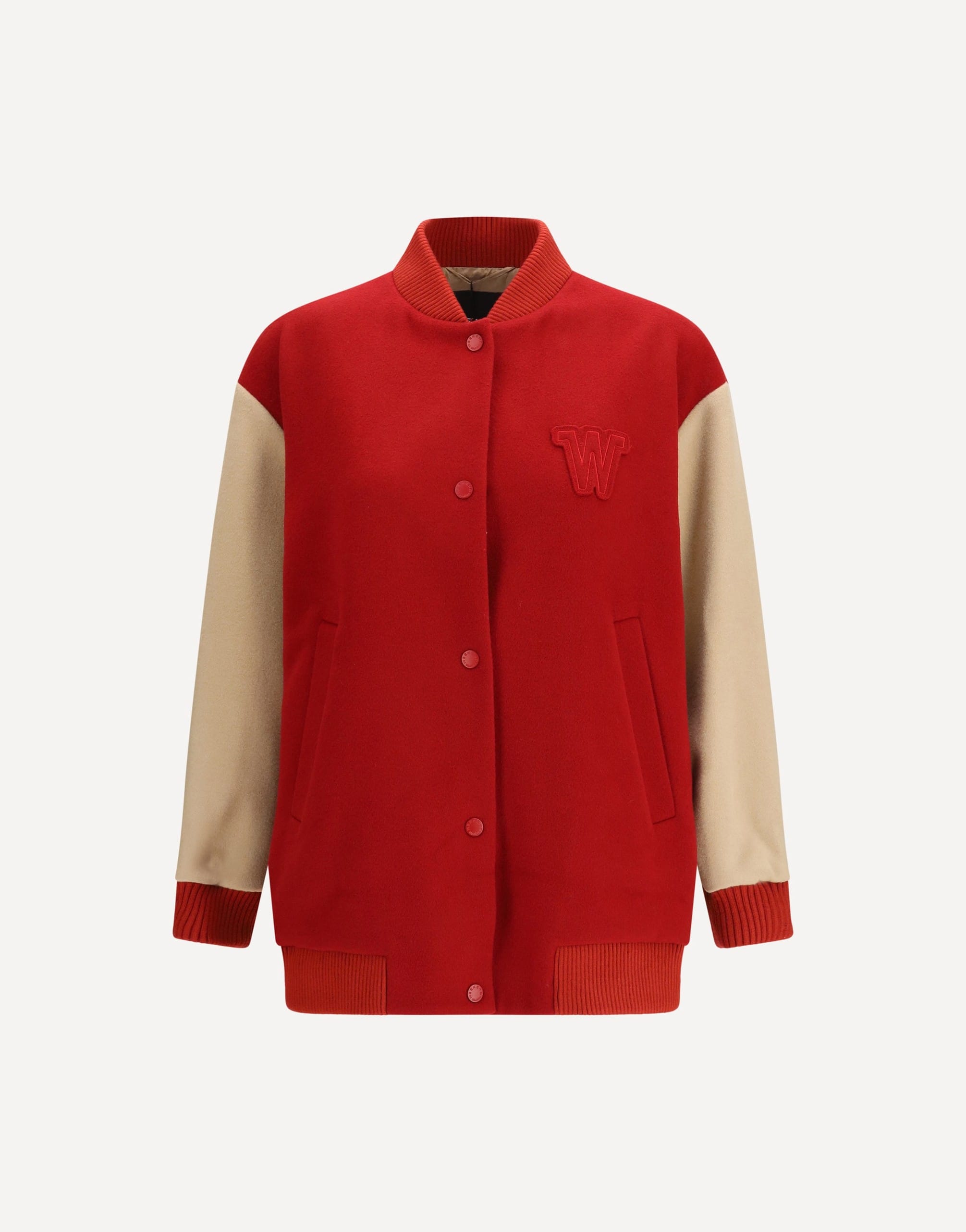 Max Mara Max Mara Oversized Bomber In Double Wool