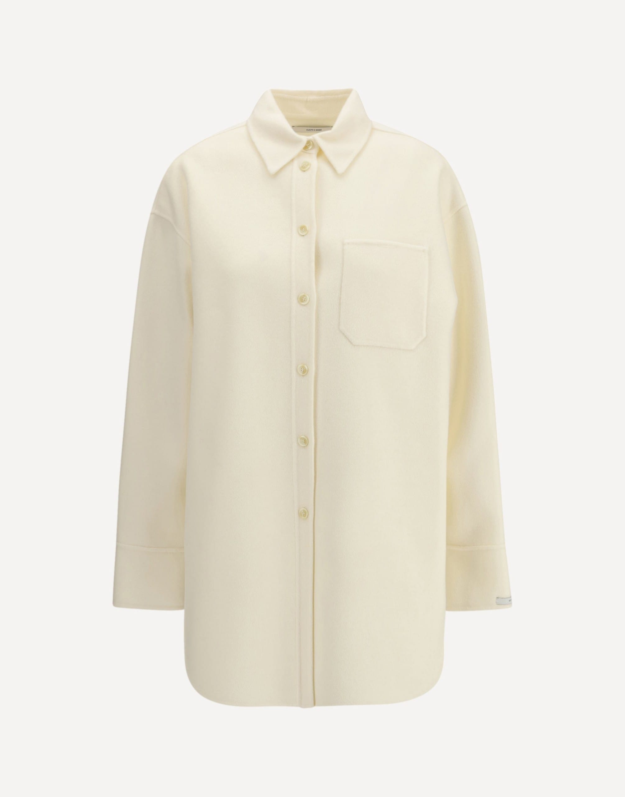 Max Mara Oversized Riber Wool Shirt