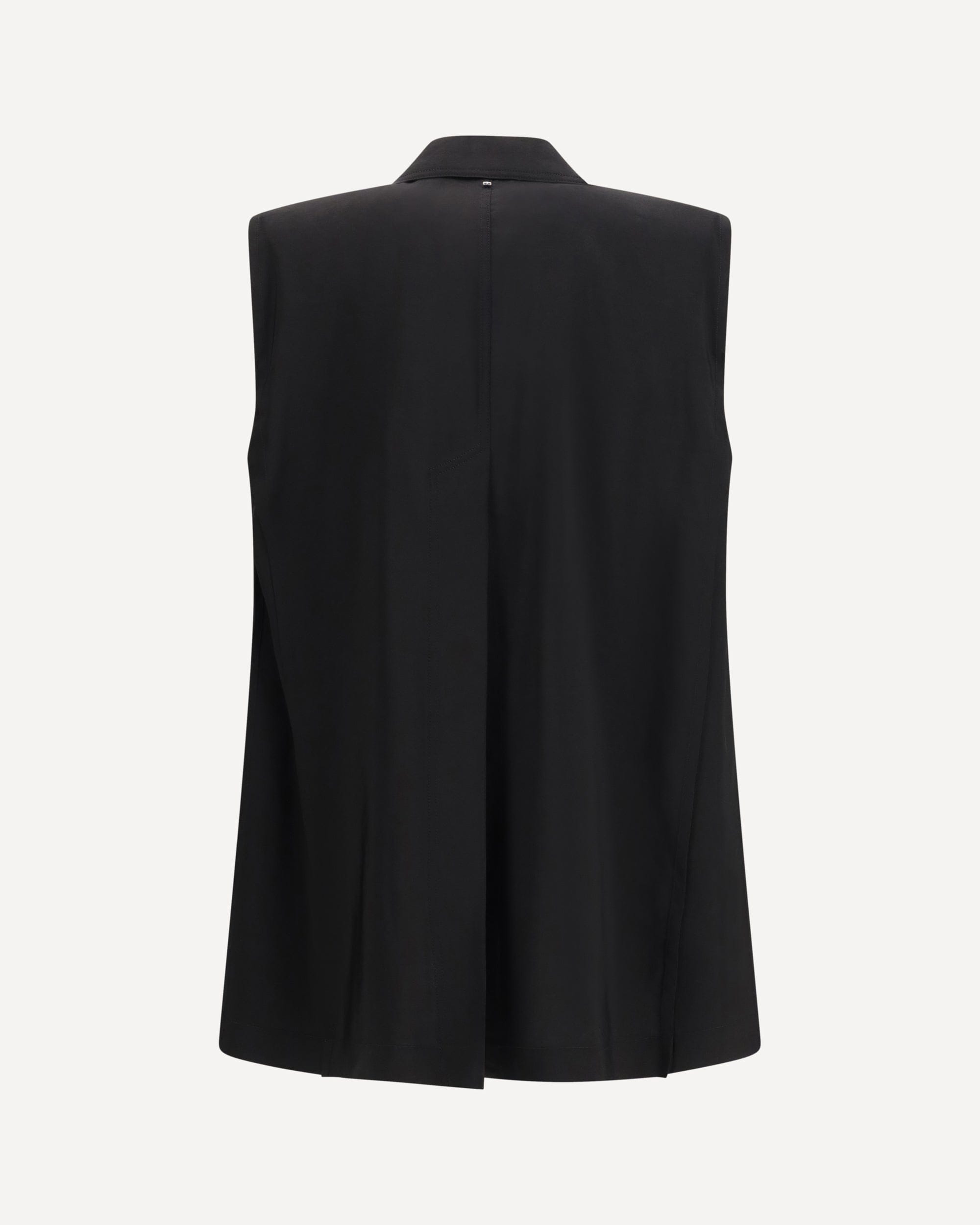 Max Mara Oversized Vest In Washed Viscose