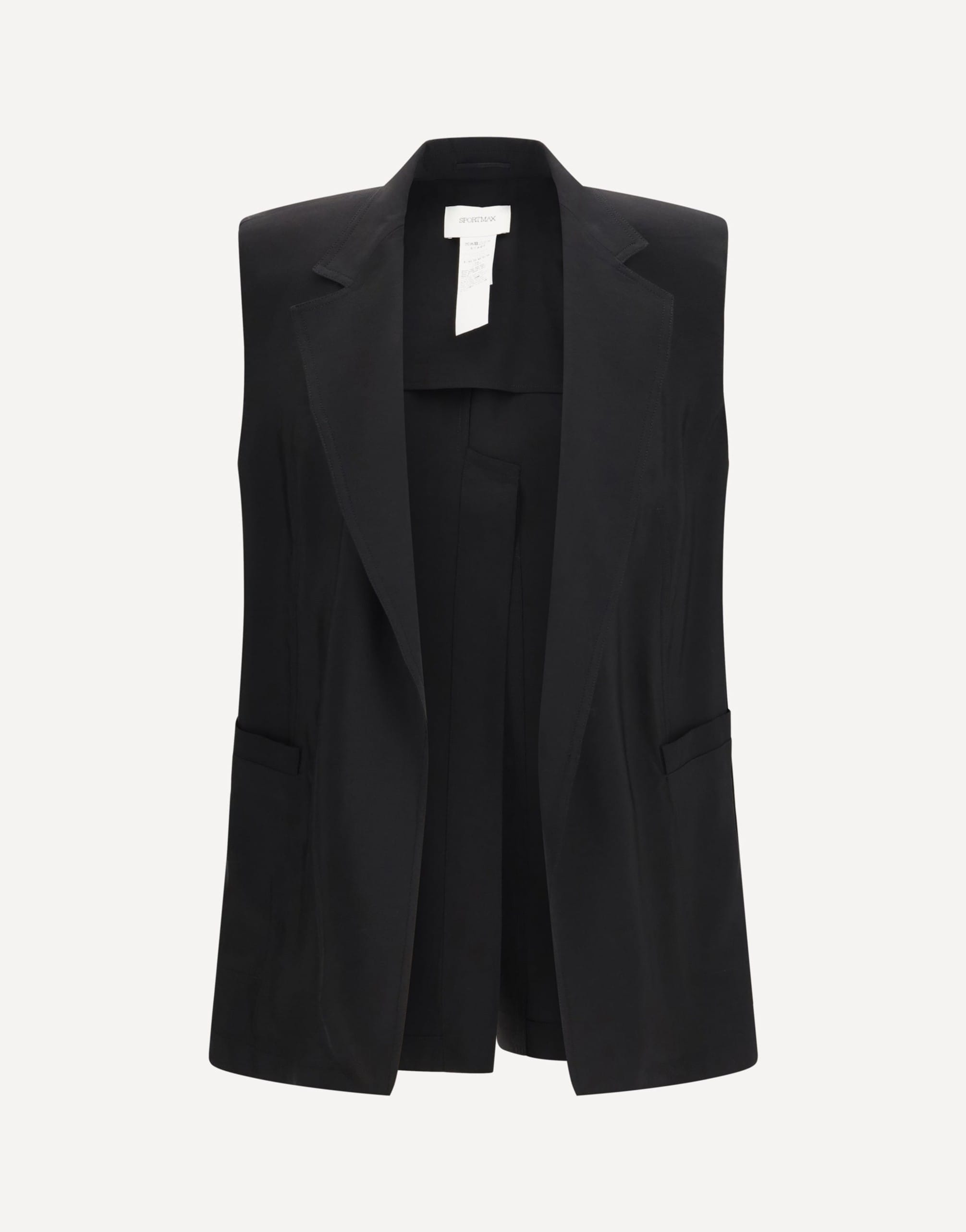Max Mara Oversized Vest In Washed Viscose