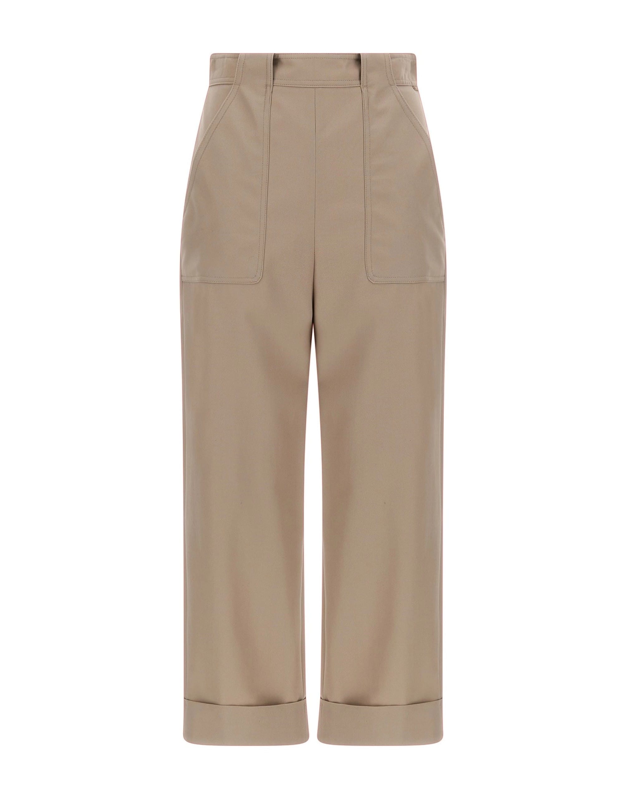 Max Mara Max Mara Palio Cotton Gabardine Pants