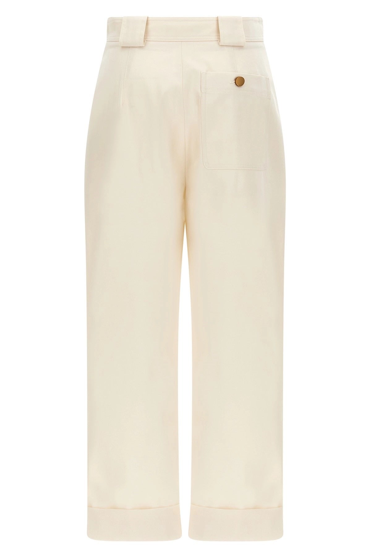 Max Mara Palio Cotton Gabardine Pants