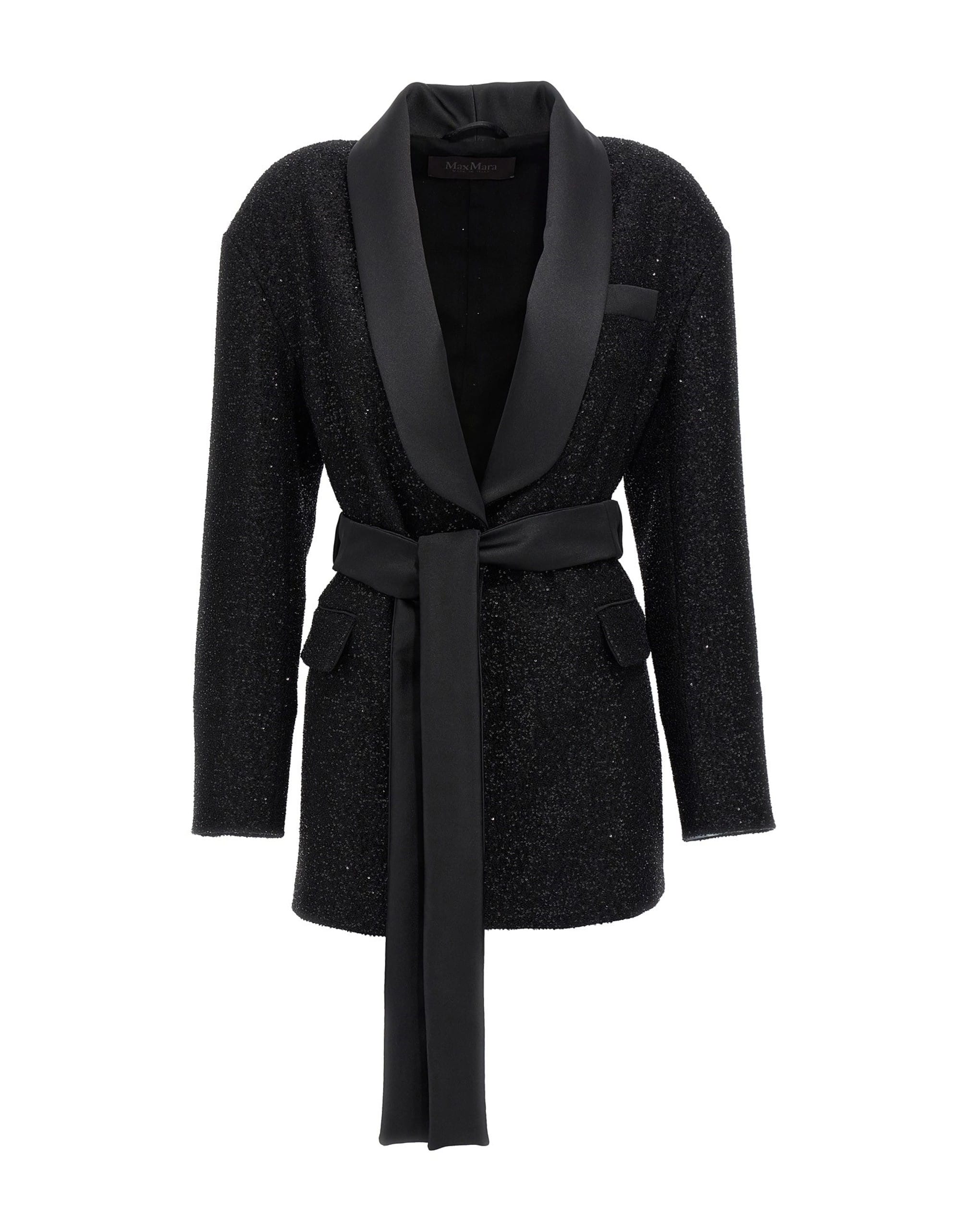 Max Mara Max Mara Pau Microsequin Blazer