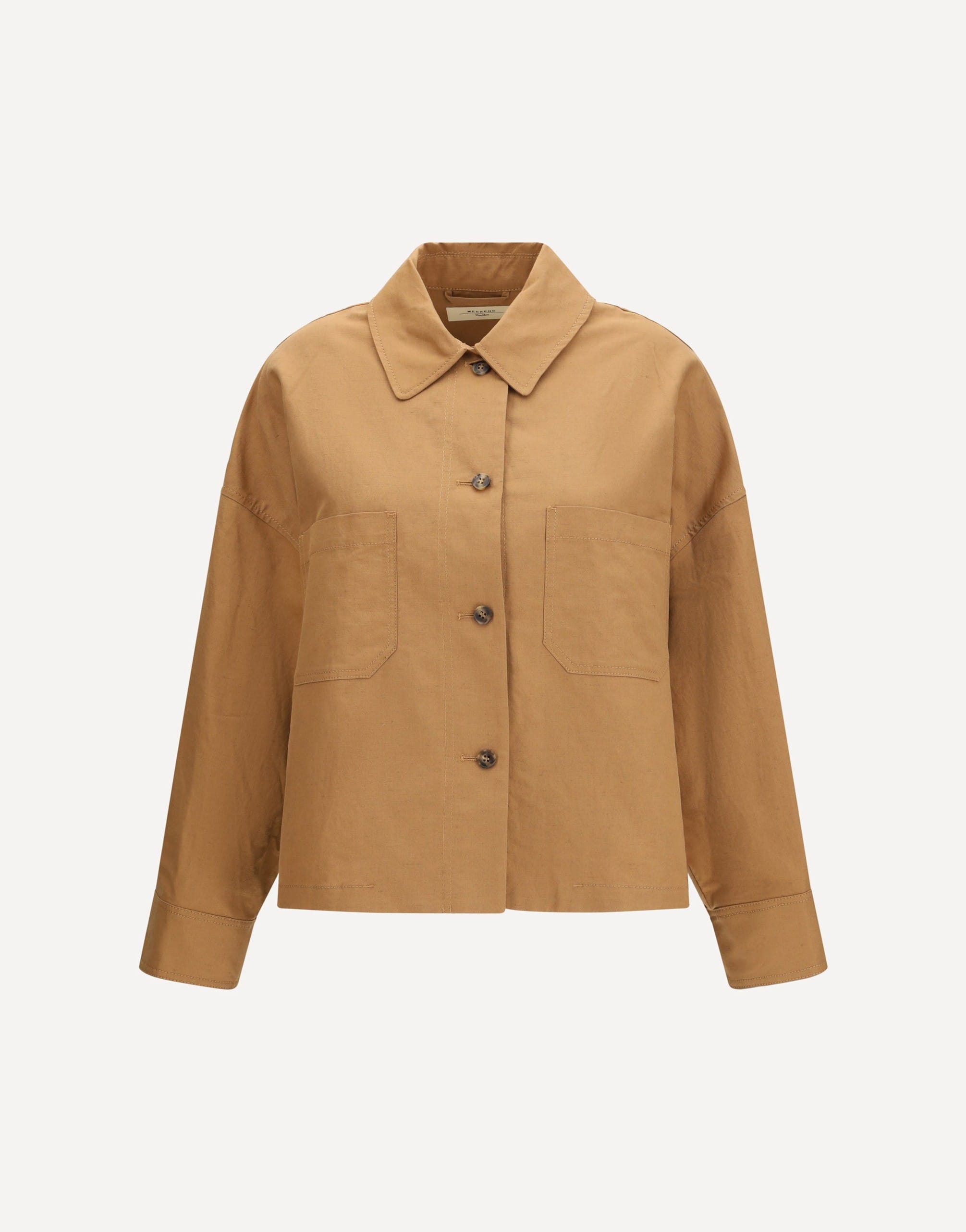 Max Mara Vettura Jacket In Cotton-Linen Canvas
