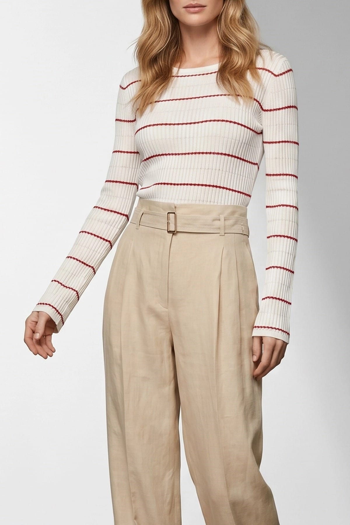 Max Mara White Stepdone Sweater - alternate view