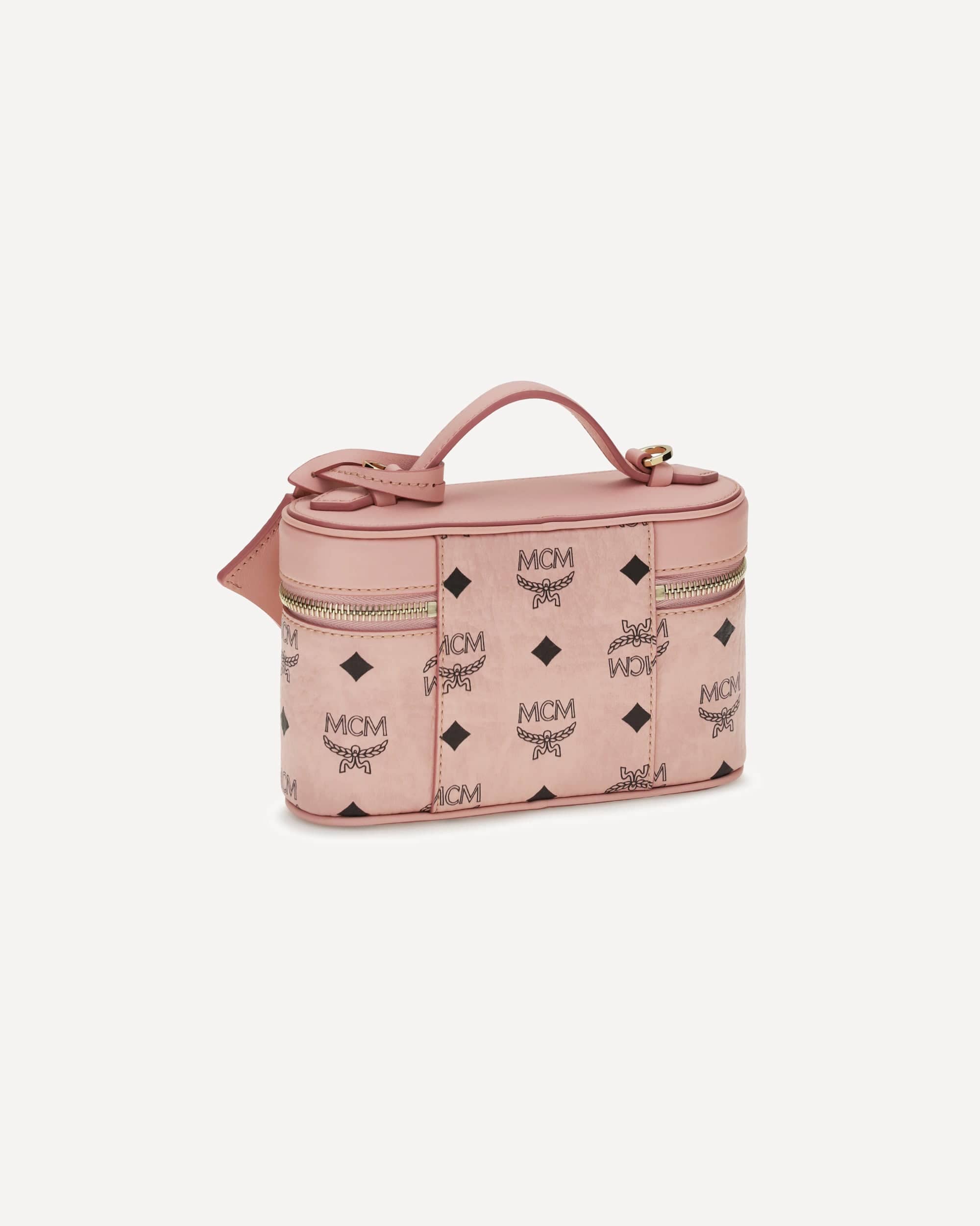 MCM Aren Handbag Visetos Coated Canvas