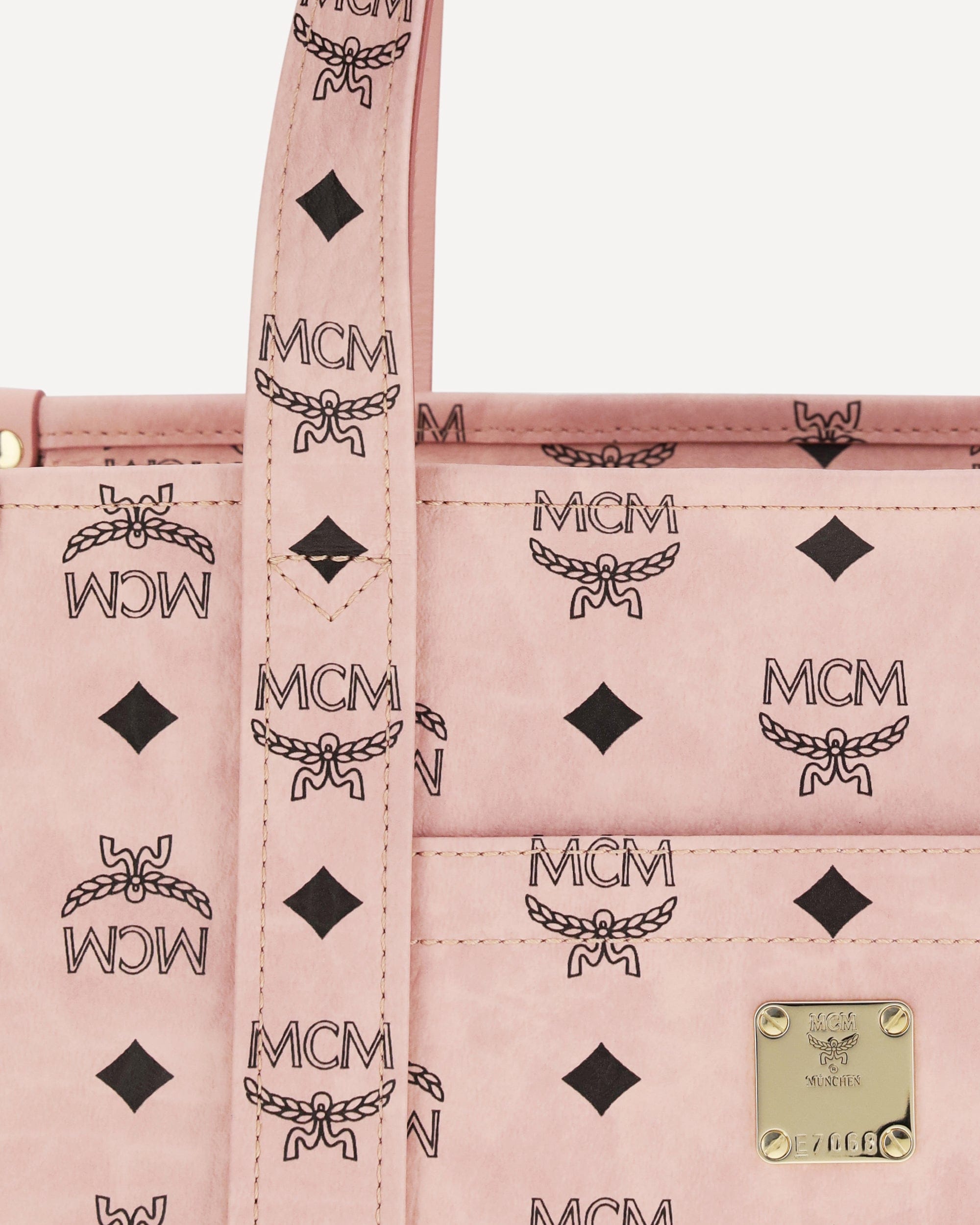 MCM Aren Visetos Tote Bag