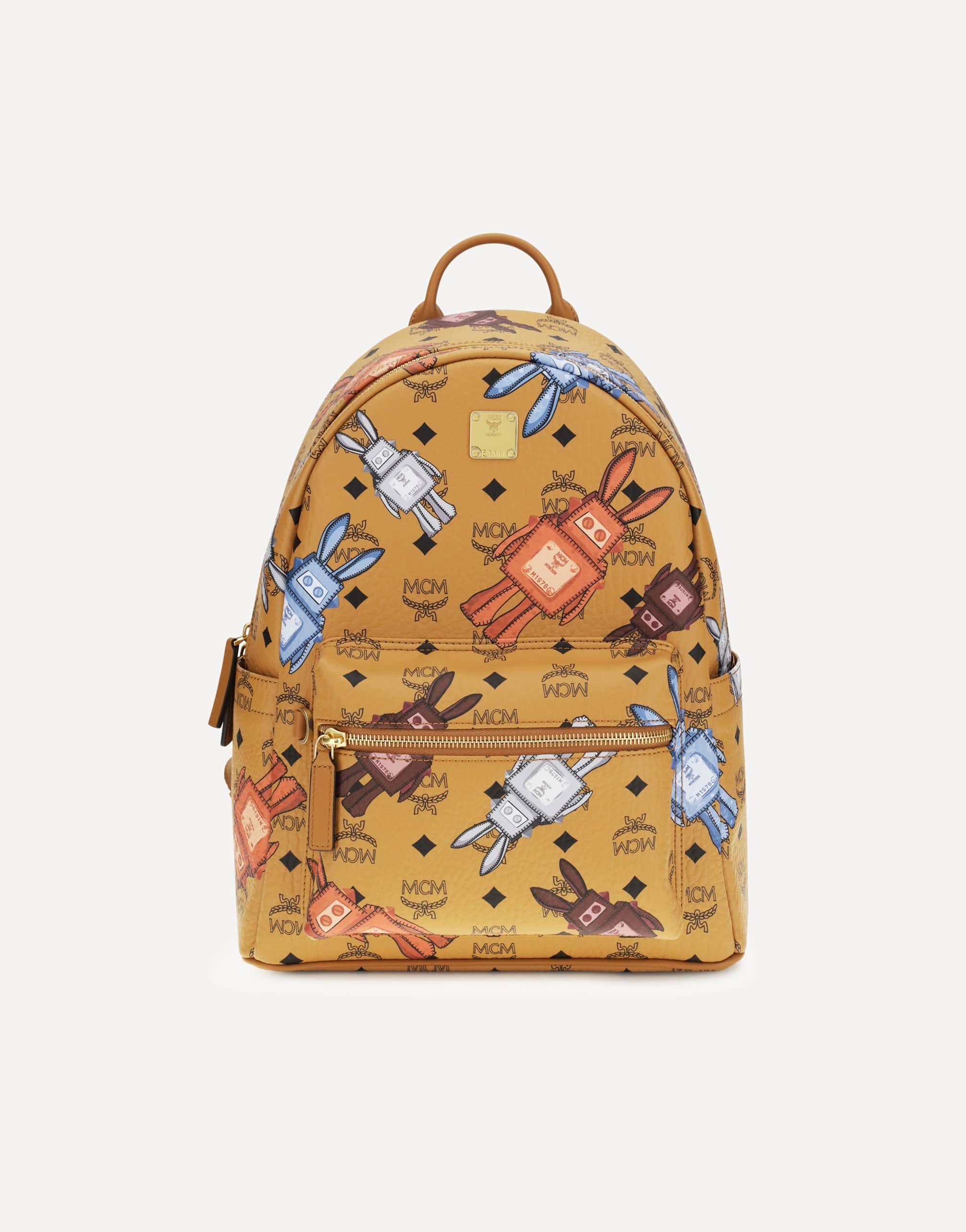 MCM MCM Leather Robot All-Over Backpack