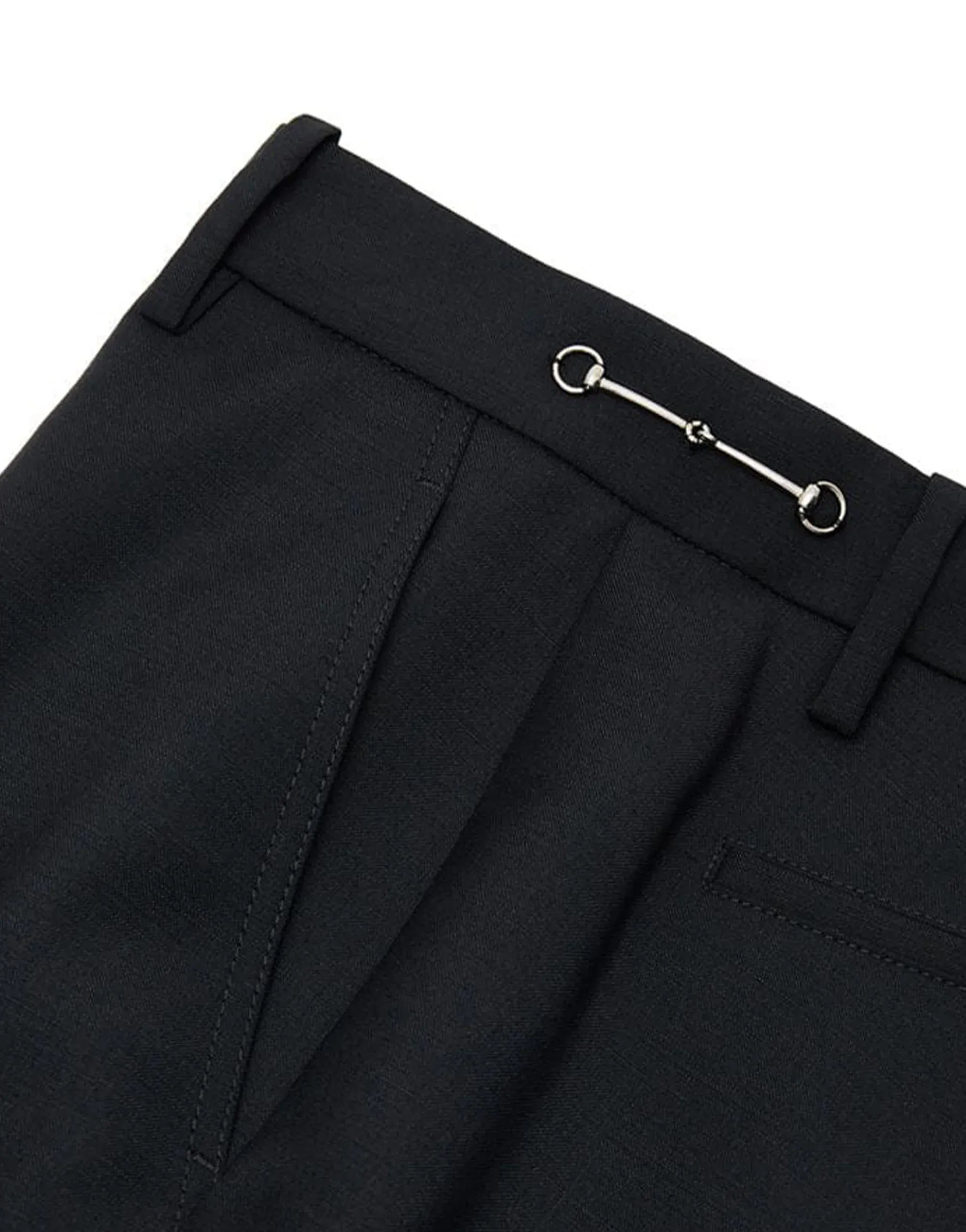Gucci Metallic Detail Tailored Pants