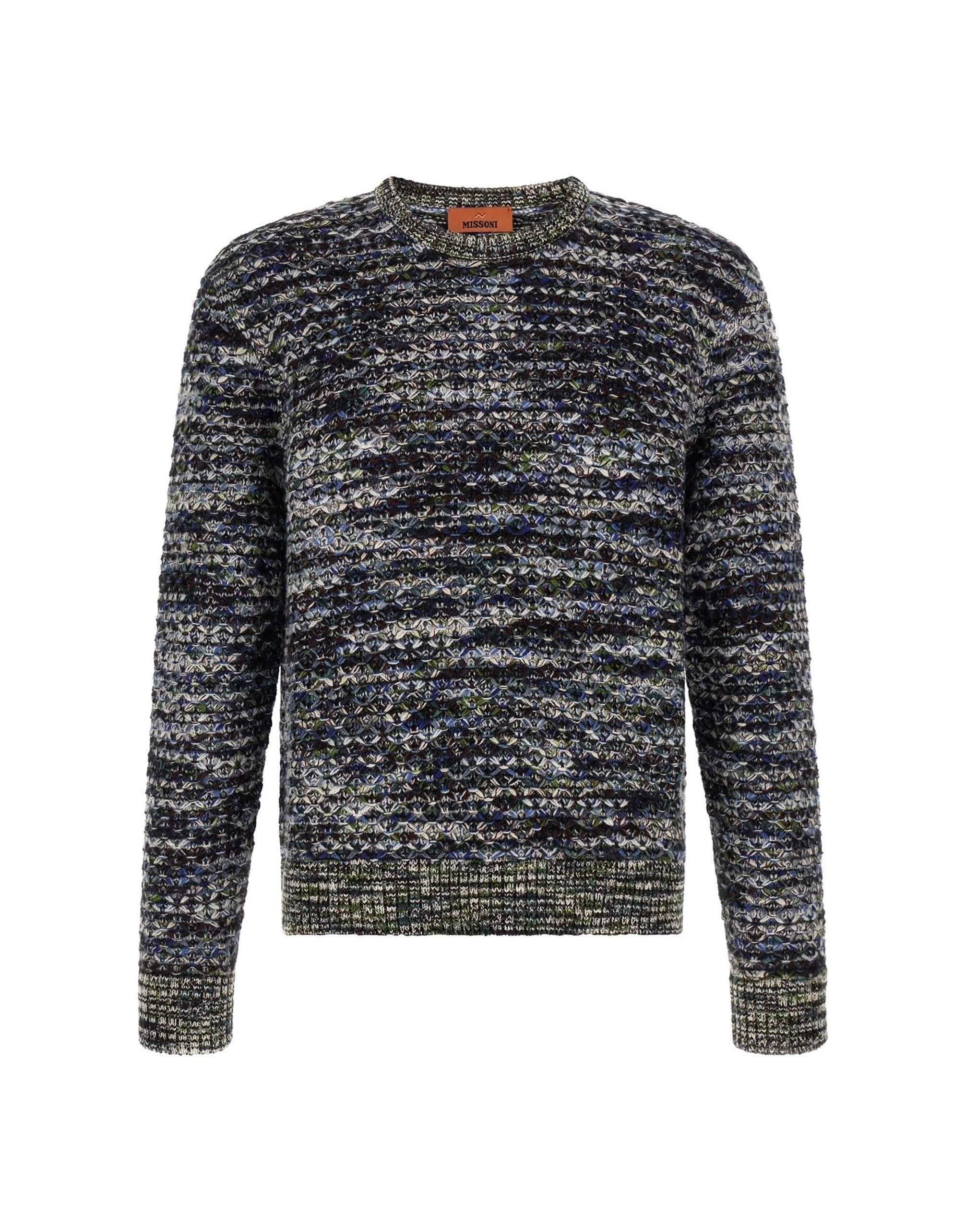 Missoni 3D Processed Crew Neck Sweater