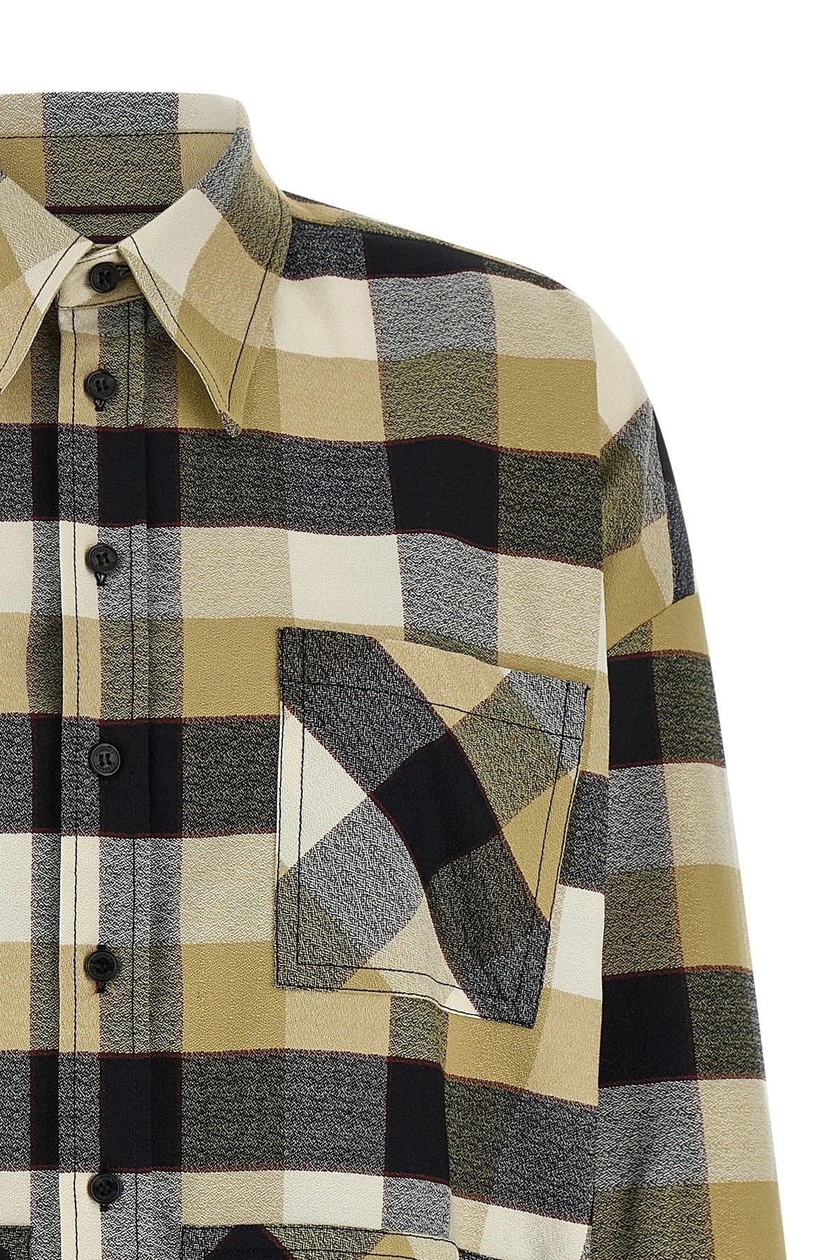 Missoni Missoni Beige Check Pattern Shirt
