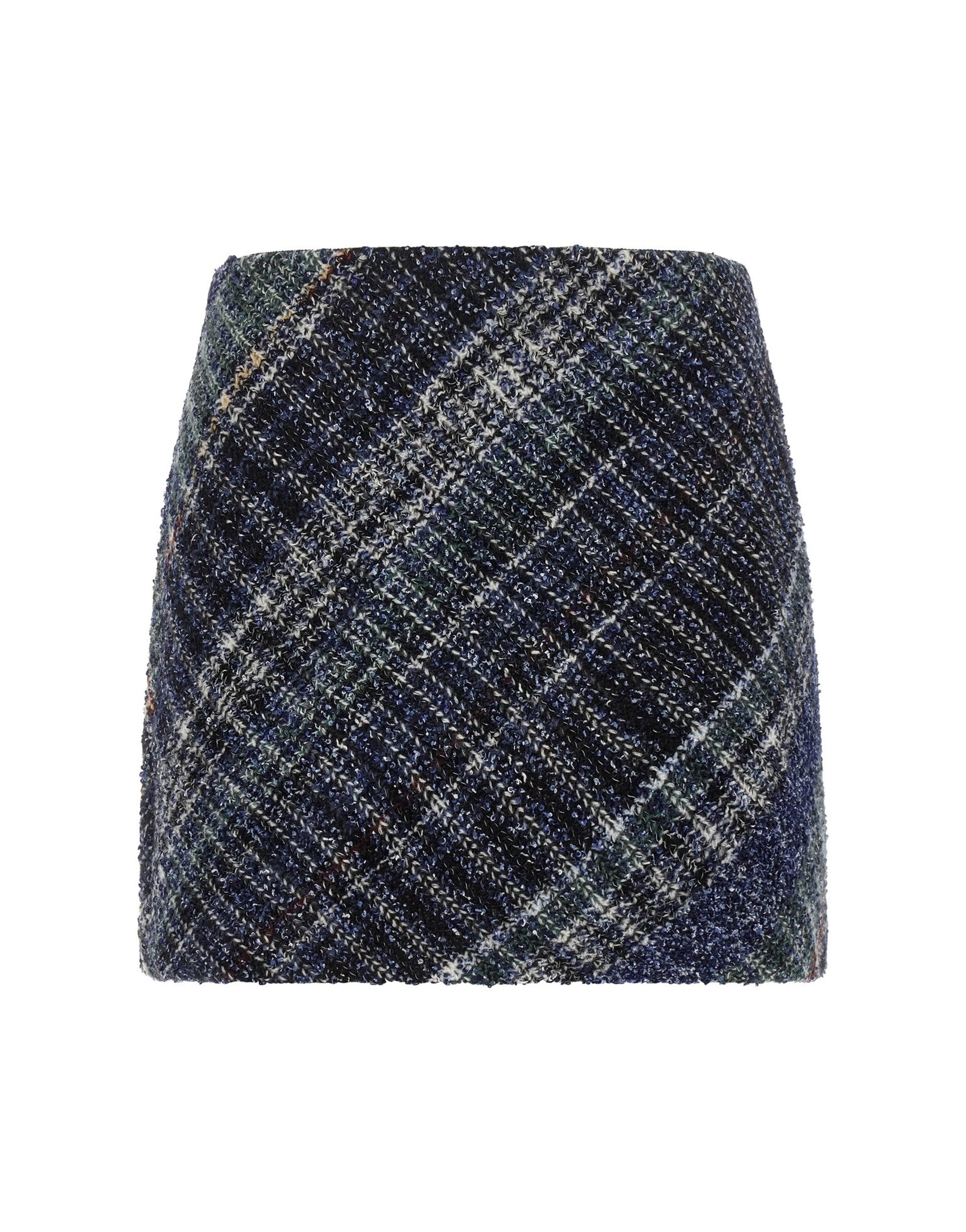 Missoni Check Wool Mini Skirt
